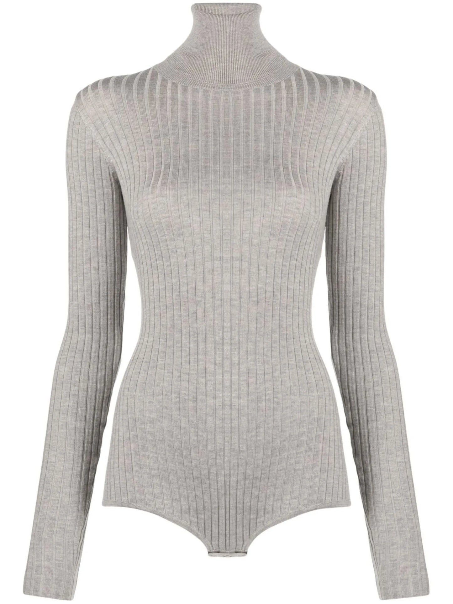 crystal-embellished knitted bodysuit