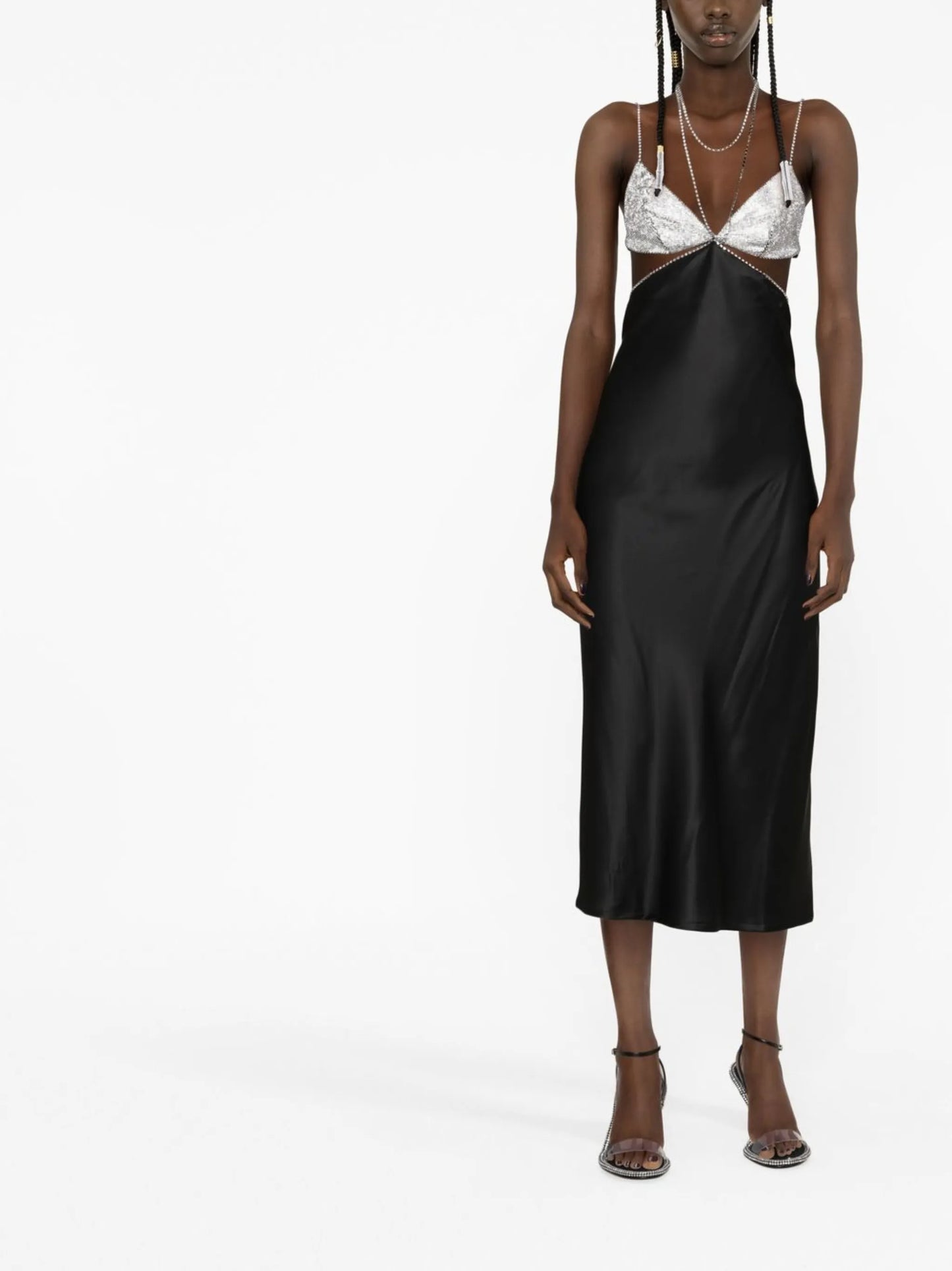 Beatrice crystal-embellished dress