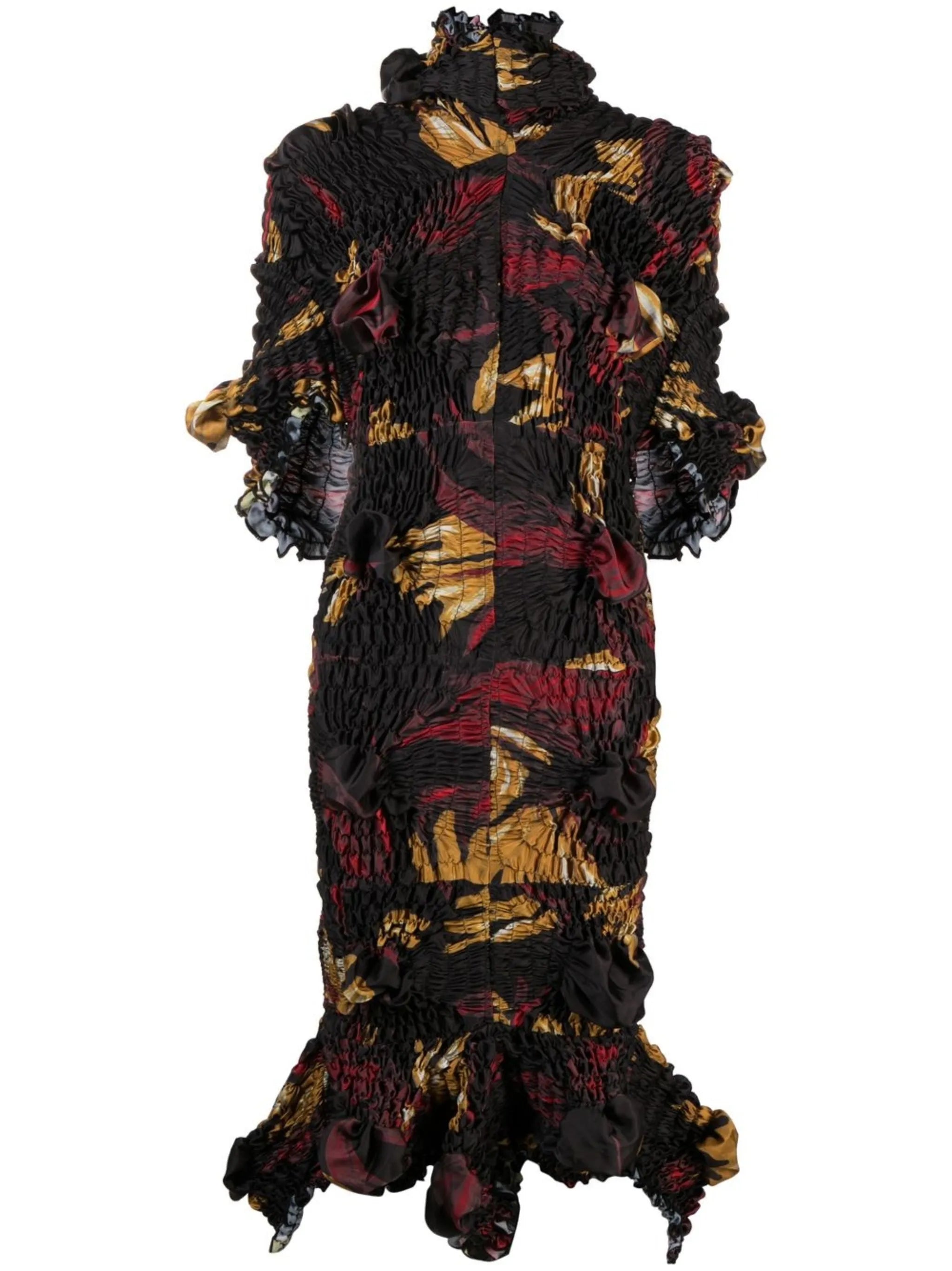 Twin smocked midi dress