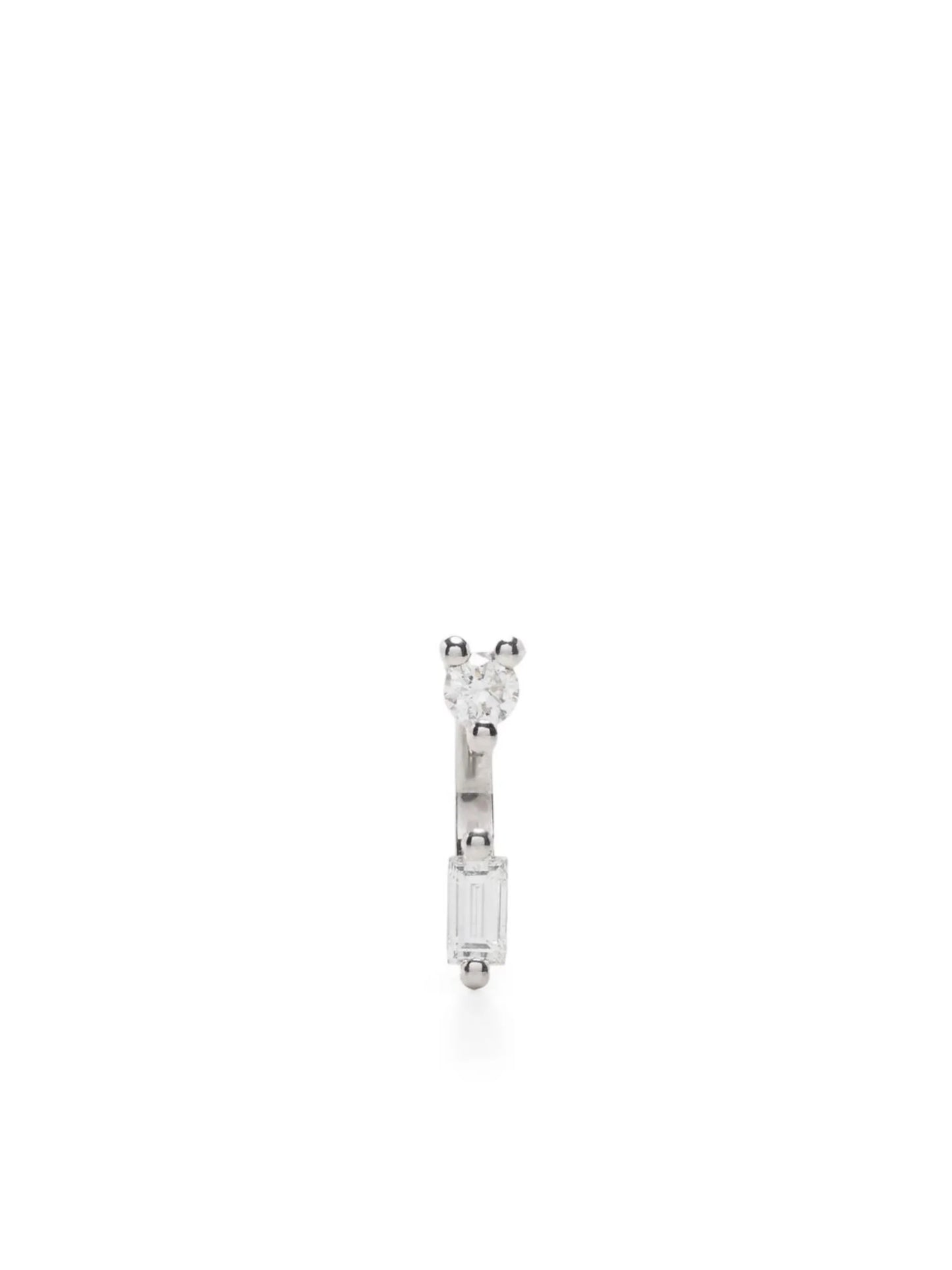 18kt white gold Micro diamond single stud earring
