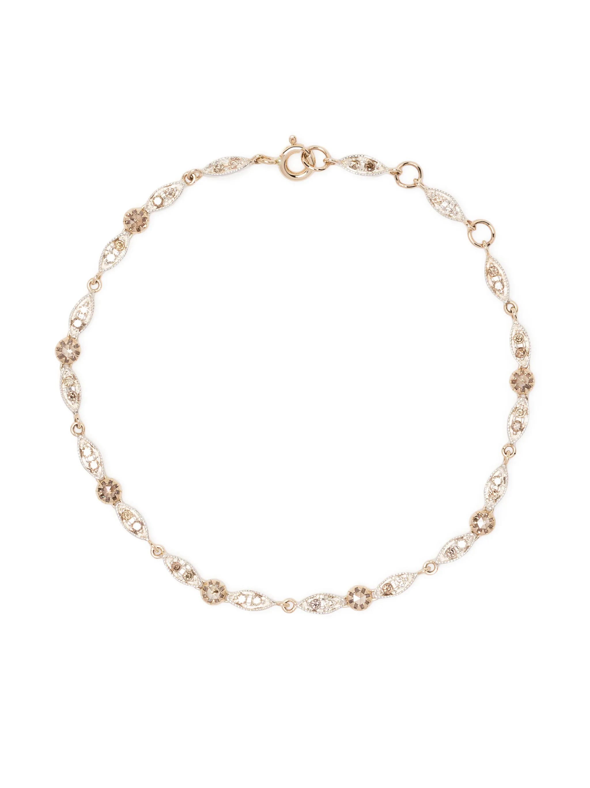 9kt yellow gold Ava diamond bracelet