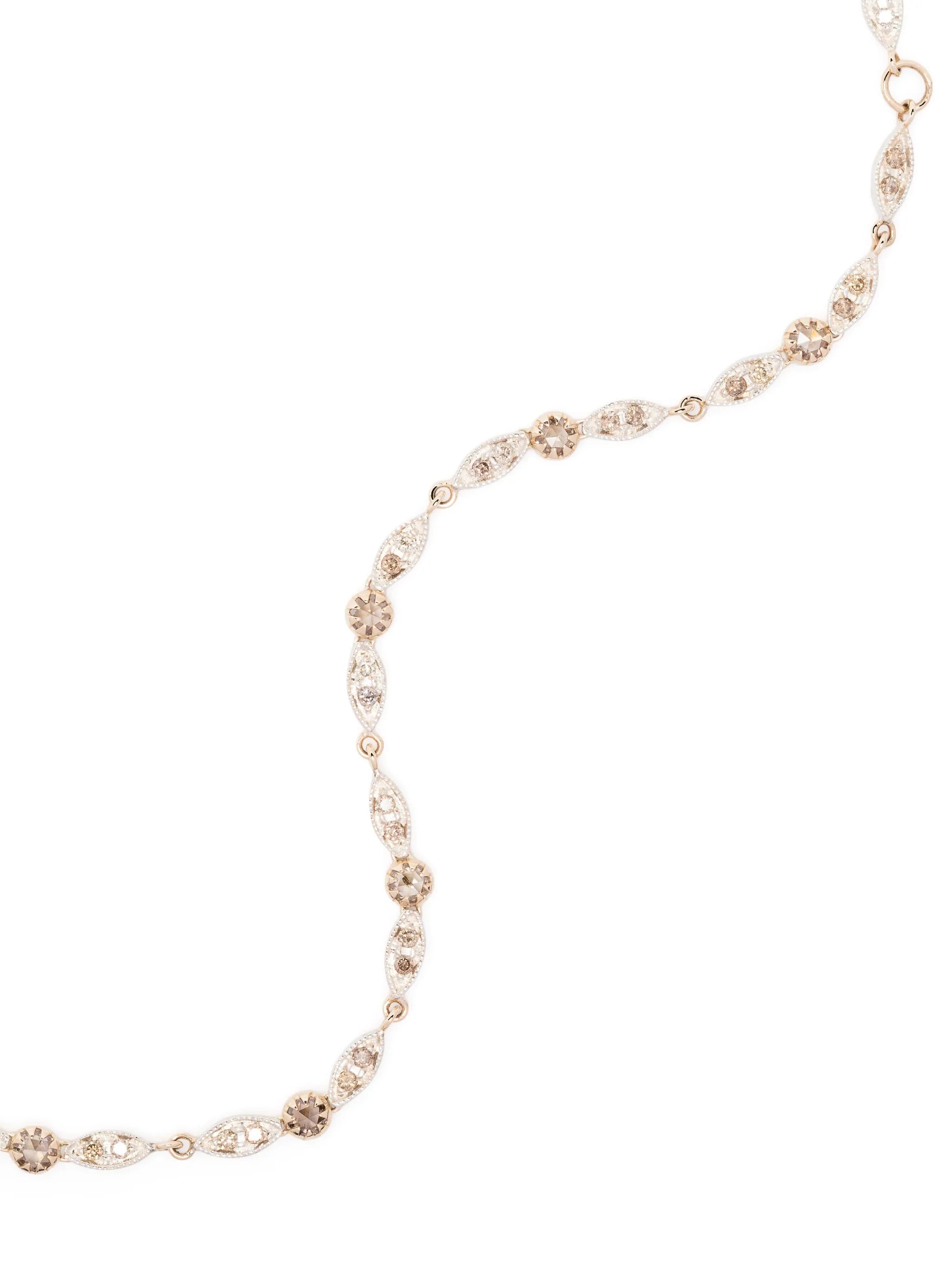 9kt yellow gold Ava diamond bracelet