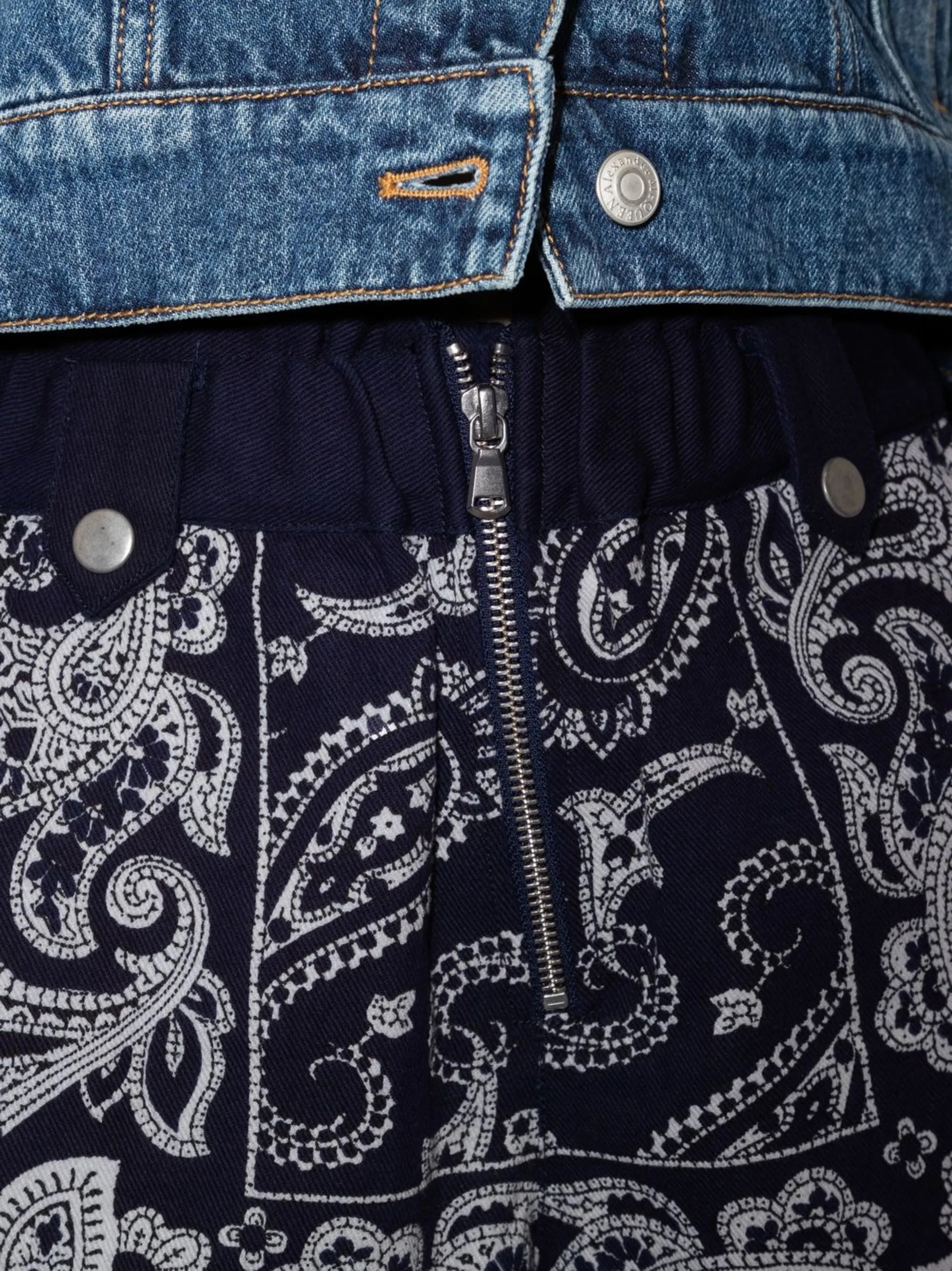 Theodora paisley-print cotton shorts