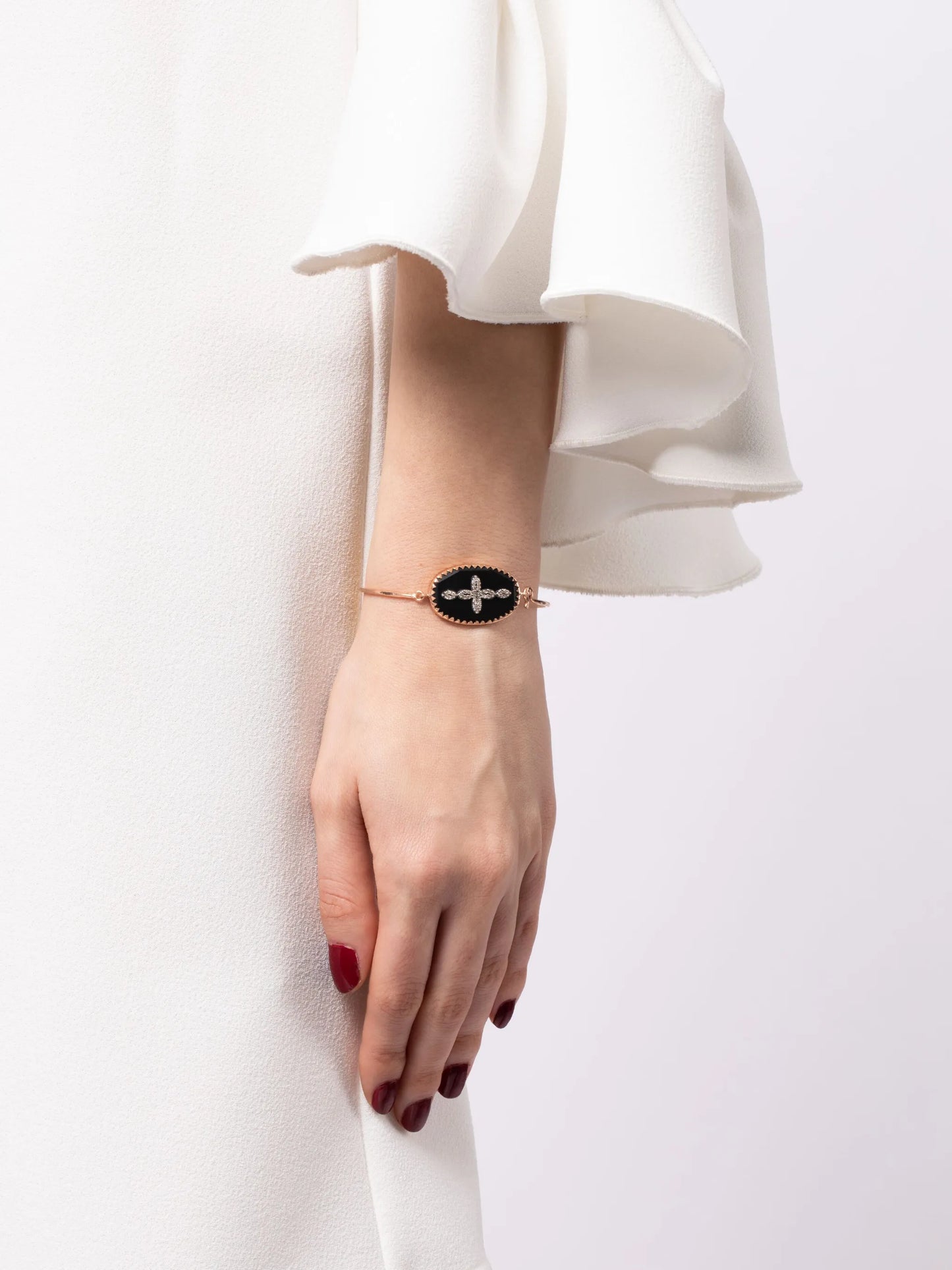 9kt yellow gold Garance Nº2 diamond bracelet