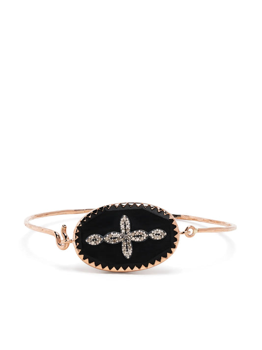 9kt yellow gold Garance Nº2 diamond bracelet