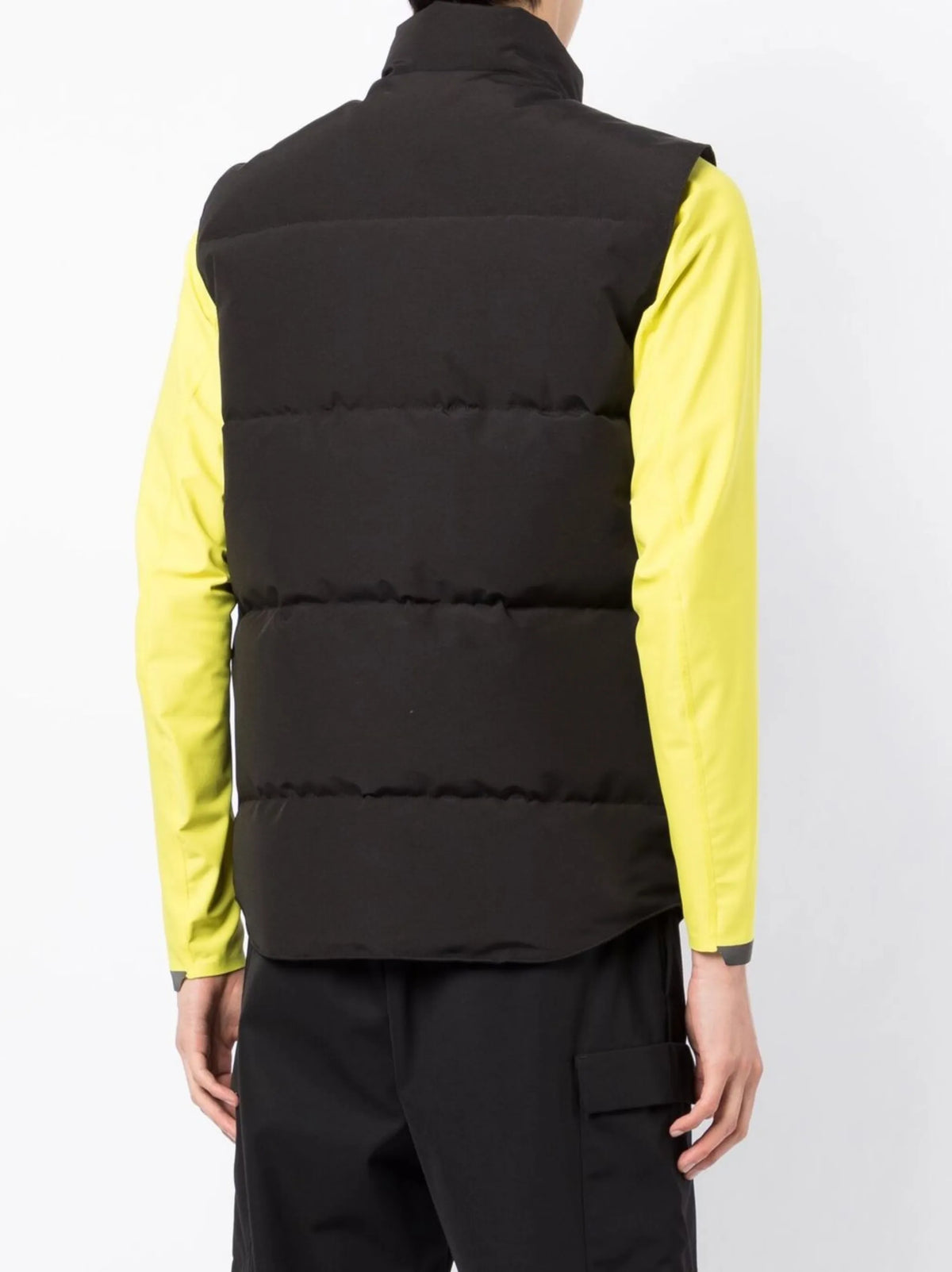 logo-patch padded gilet
