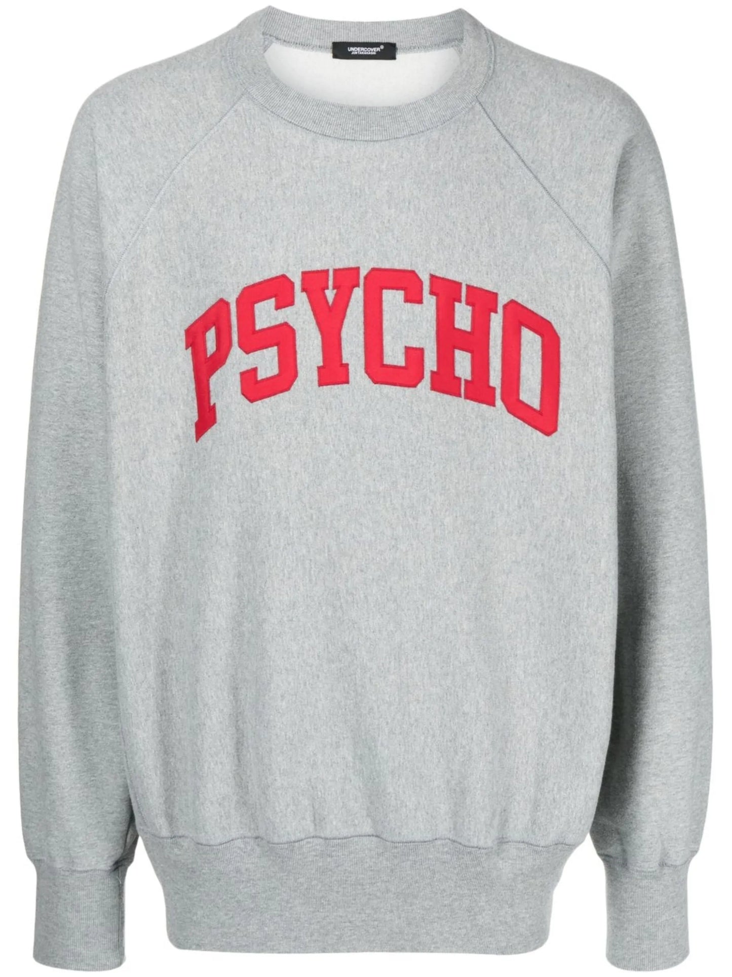 x Psycho appliqué crew-neck sweatshirt