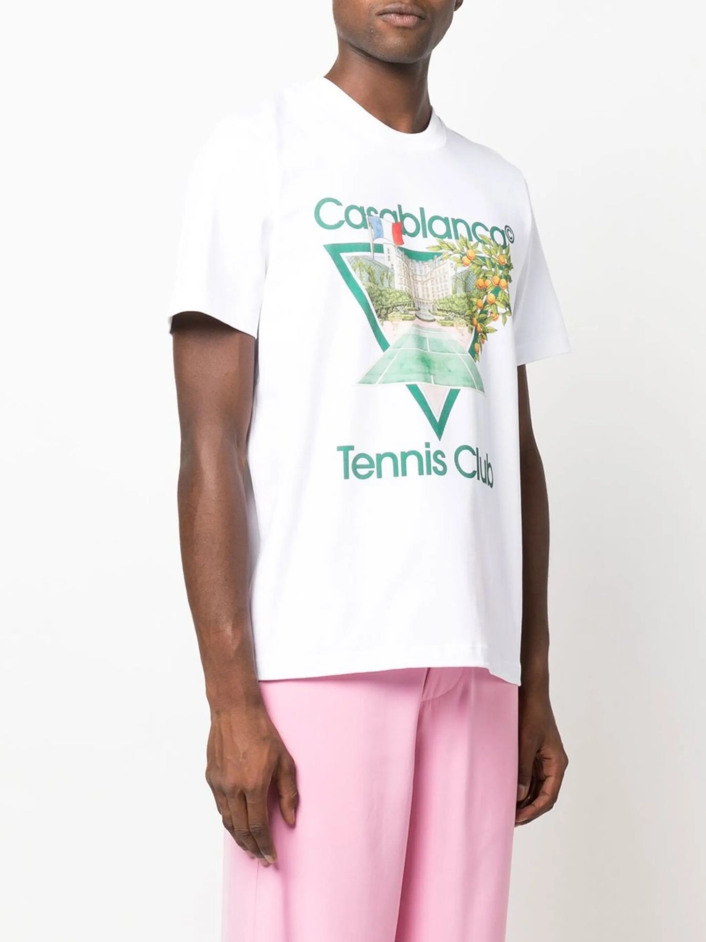 Tennis Club-print T-shirt