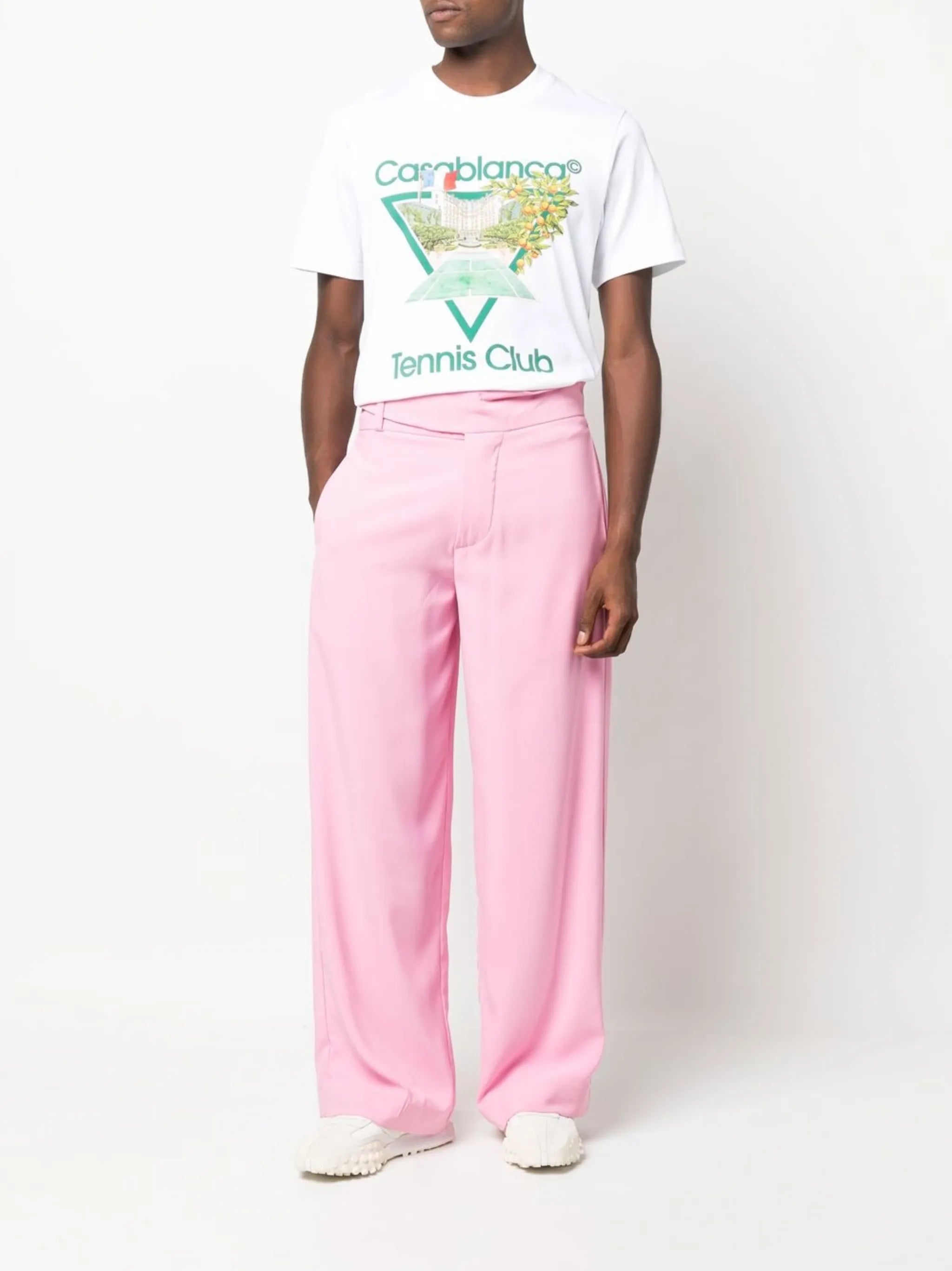 Tennis Club-print T-shirt