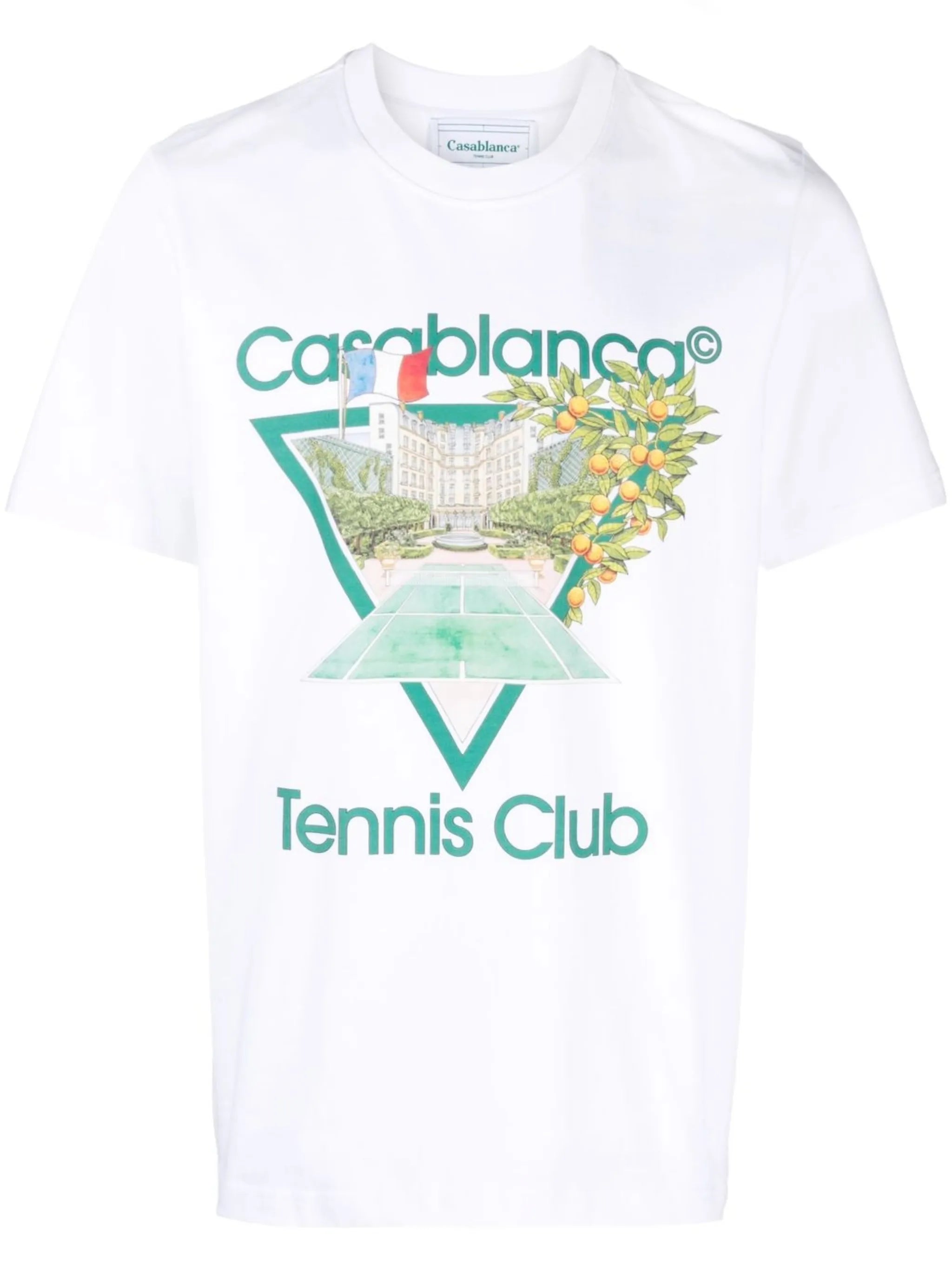 Tennis Club-print T-shirt