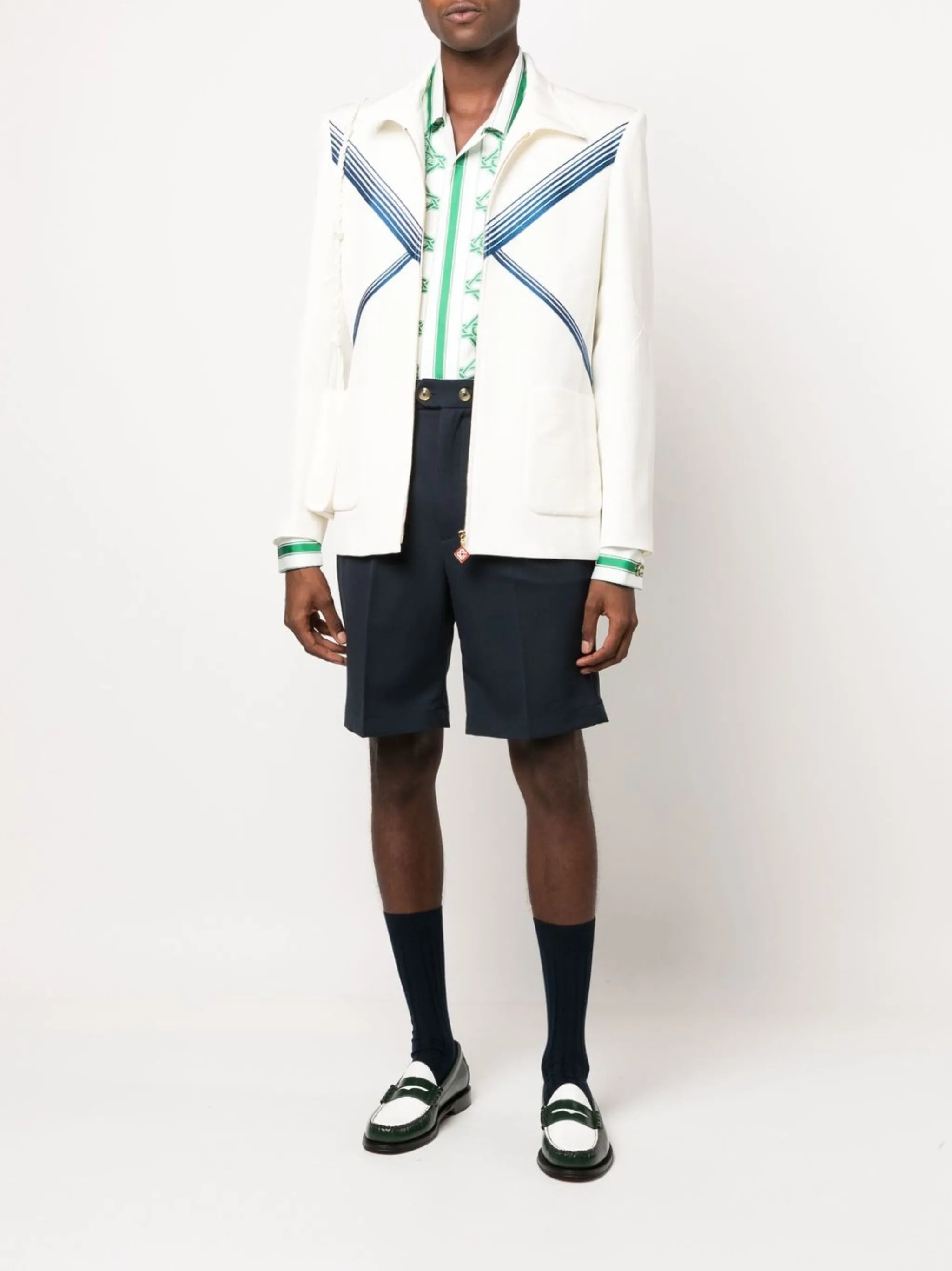 embroidered Envelope shirt jacket