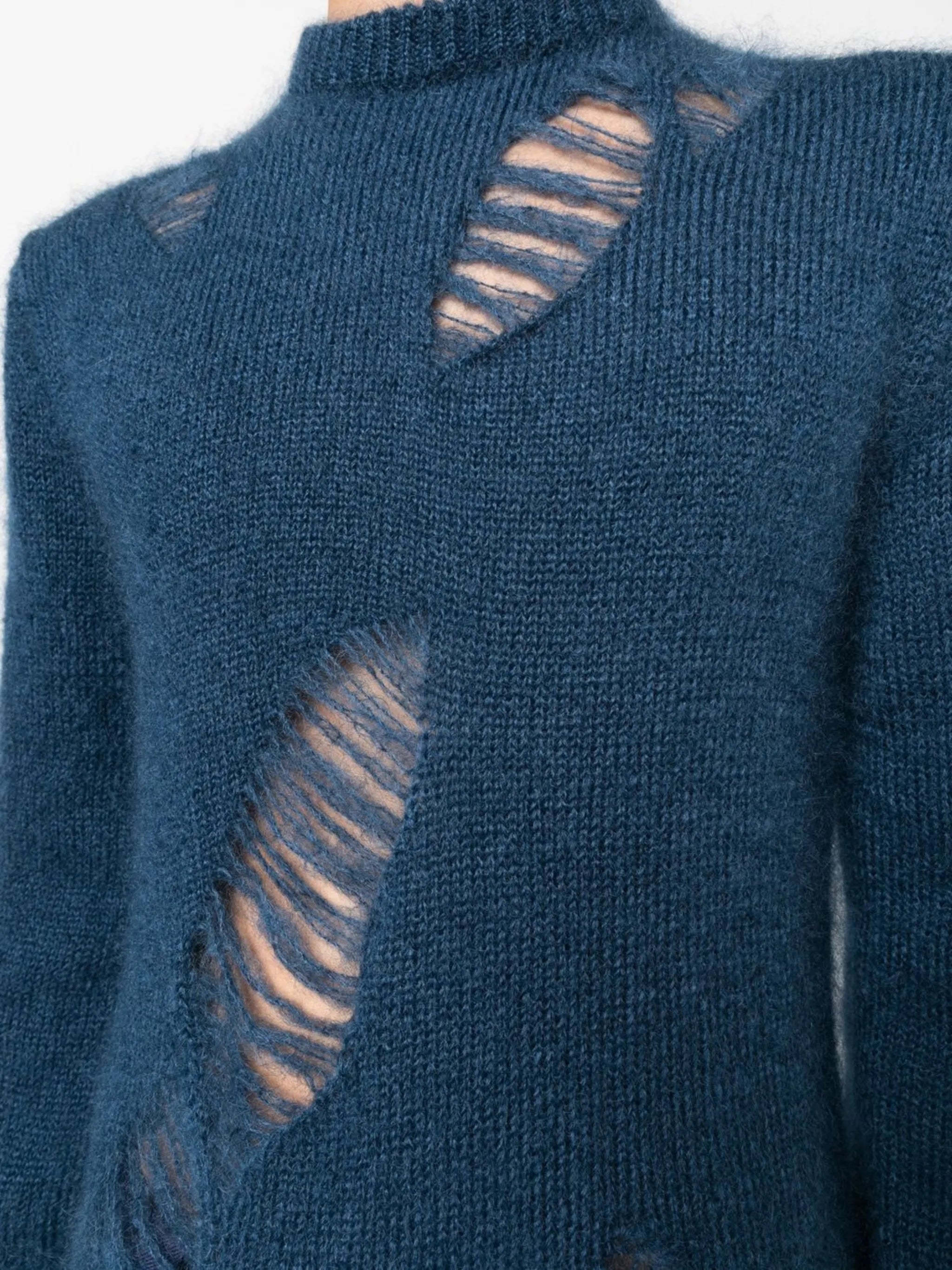 spider-knit jumper