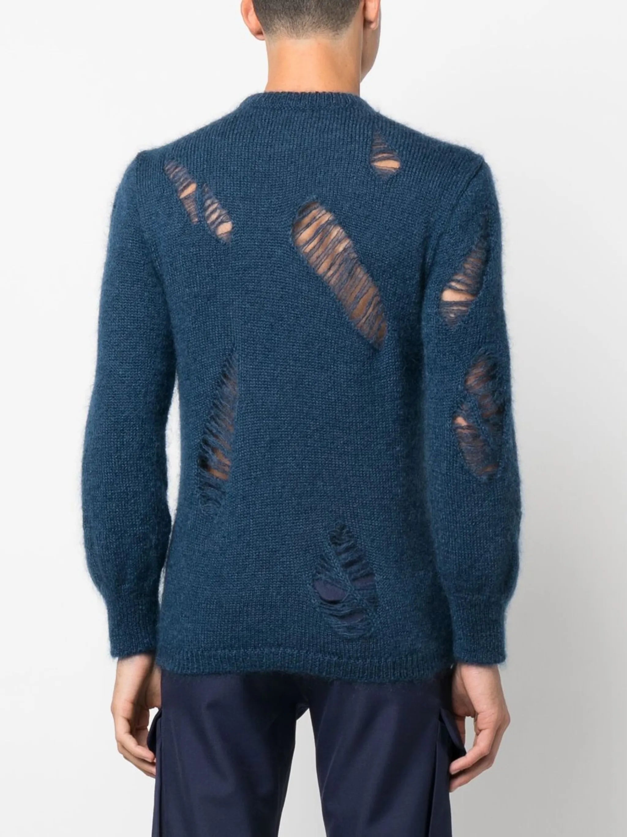 spider-knit jumper