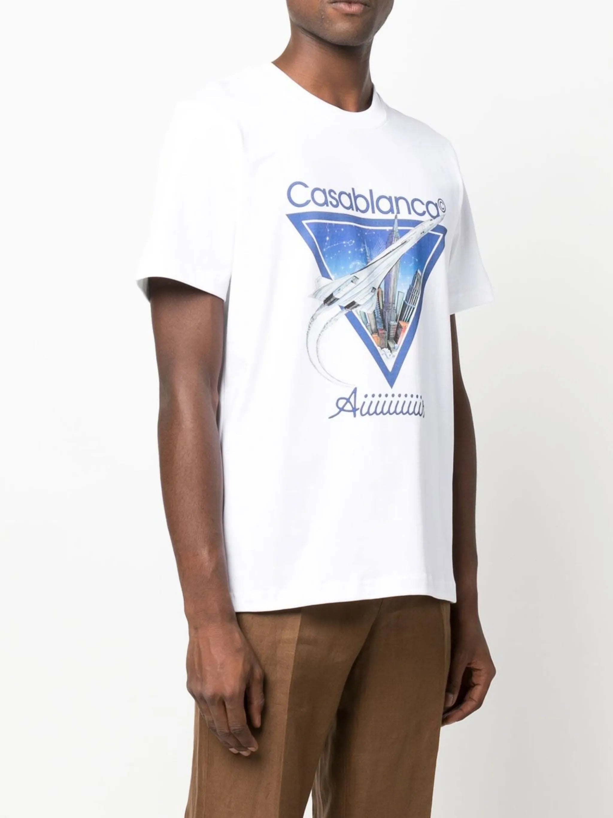 graphic-print organic cotton T-shirt