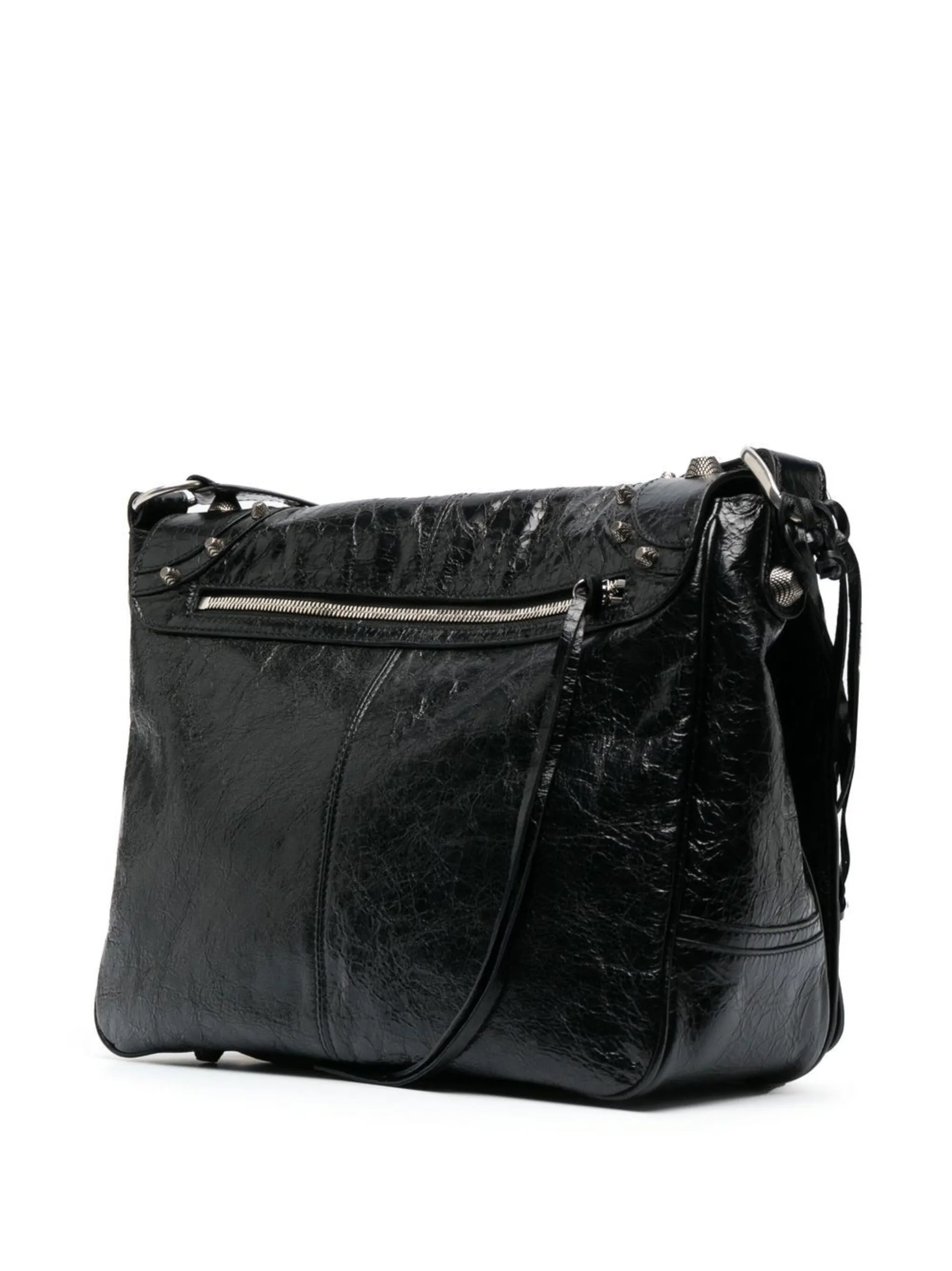 Le Cagole leather messenger bag