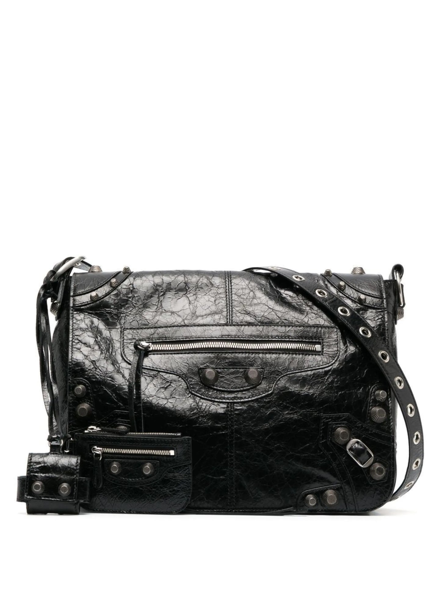 Le Cagole leather messenger bag