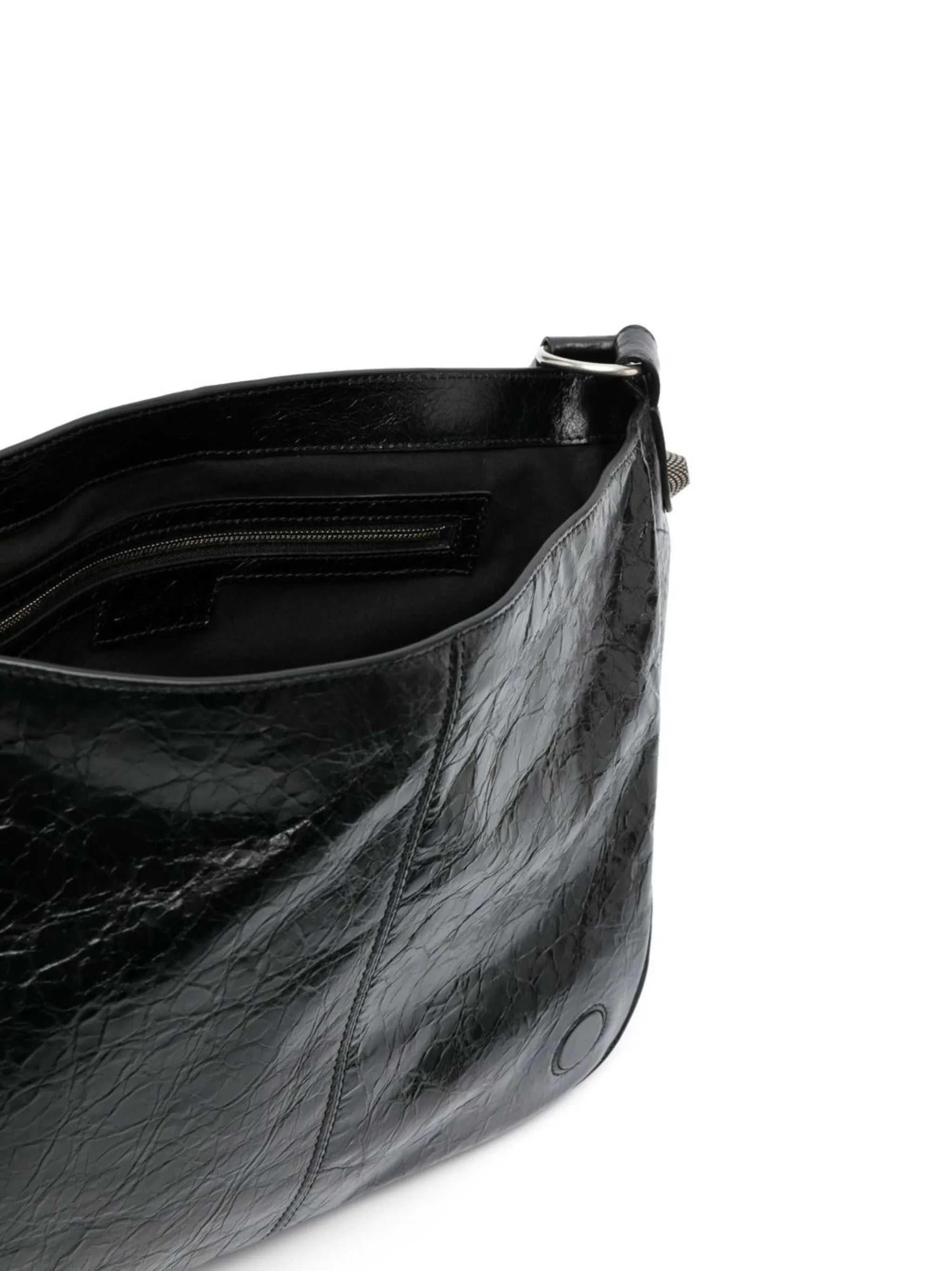 Le Cagole leather messenger bag