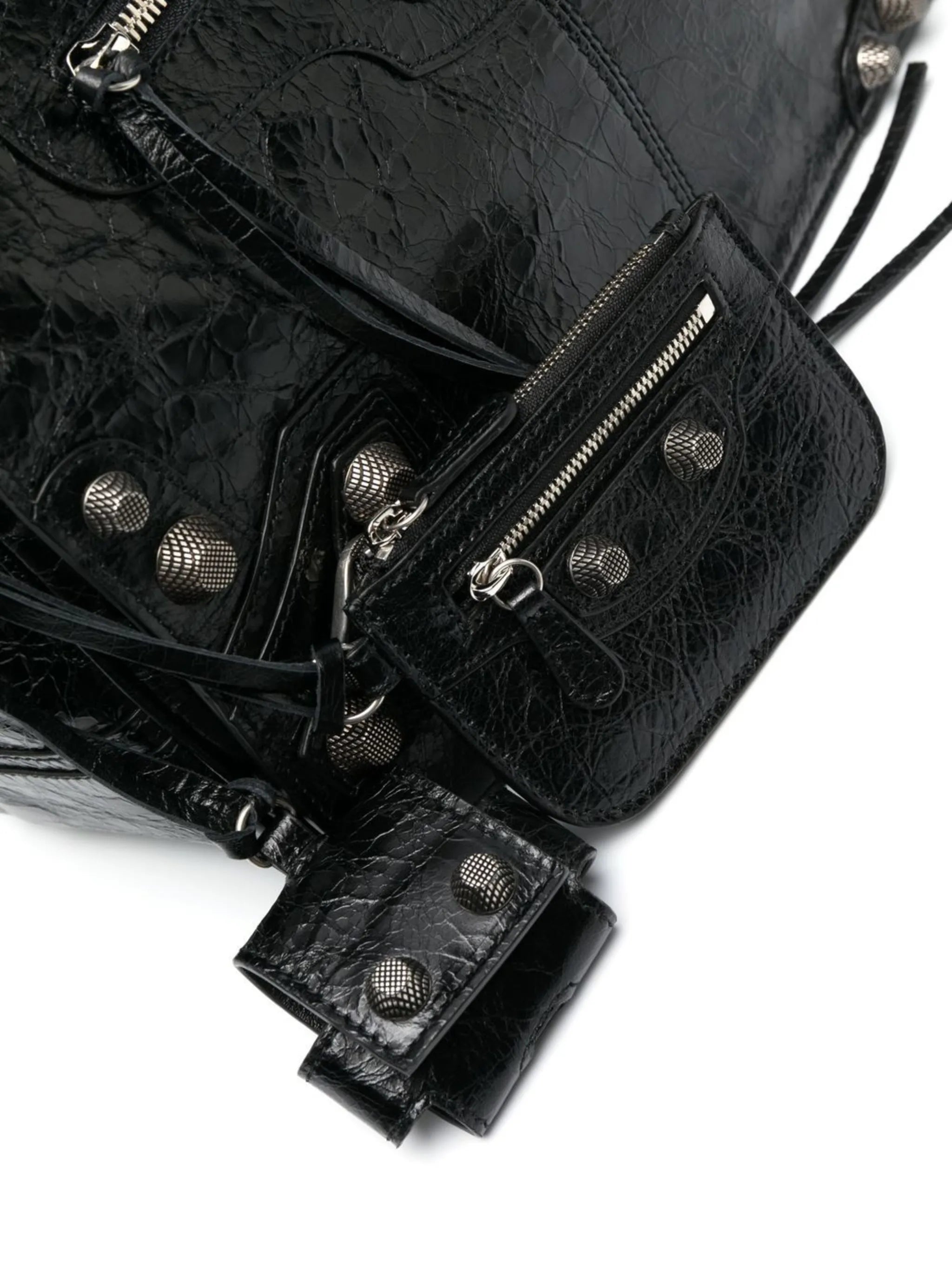 Le Cagole leather messenger bag