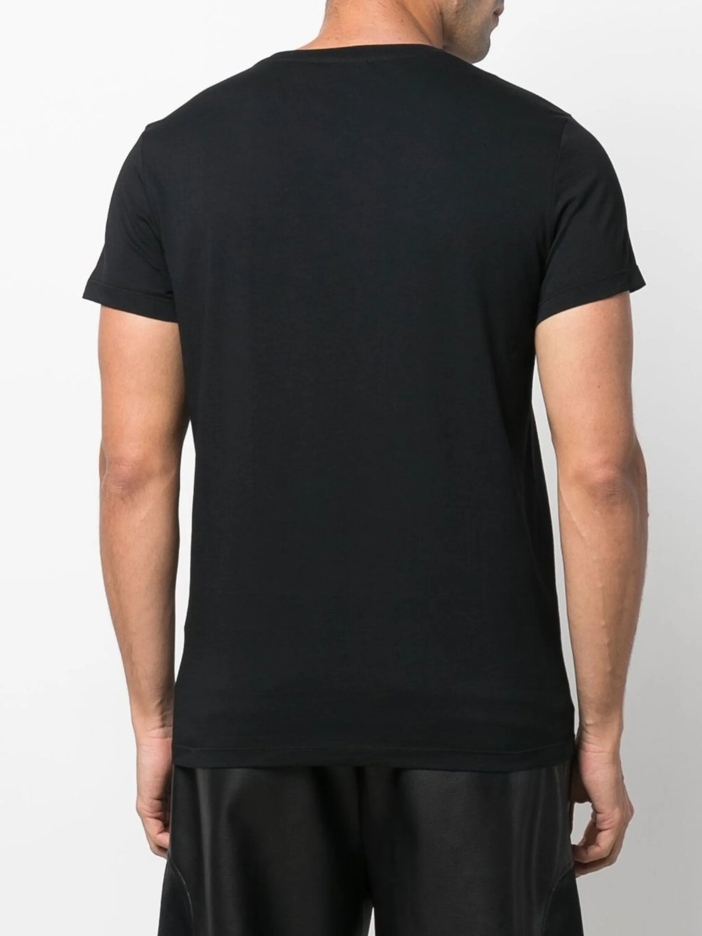 logo-embossed cotton T-shirt