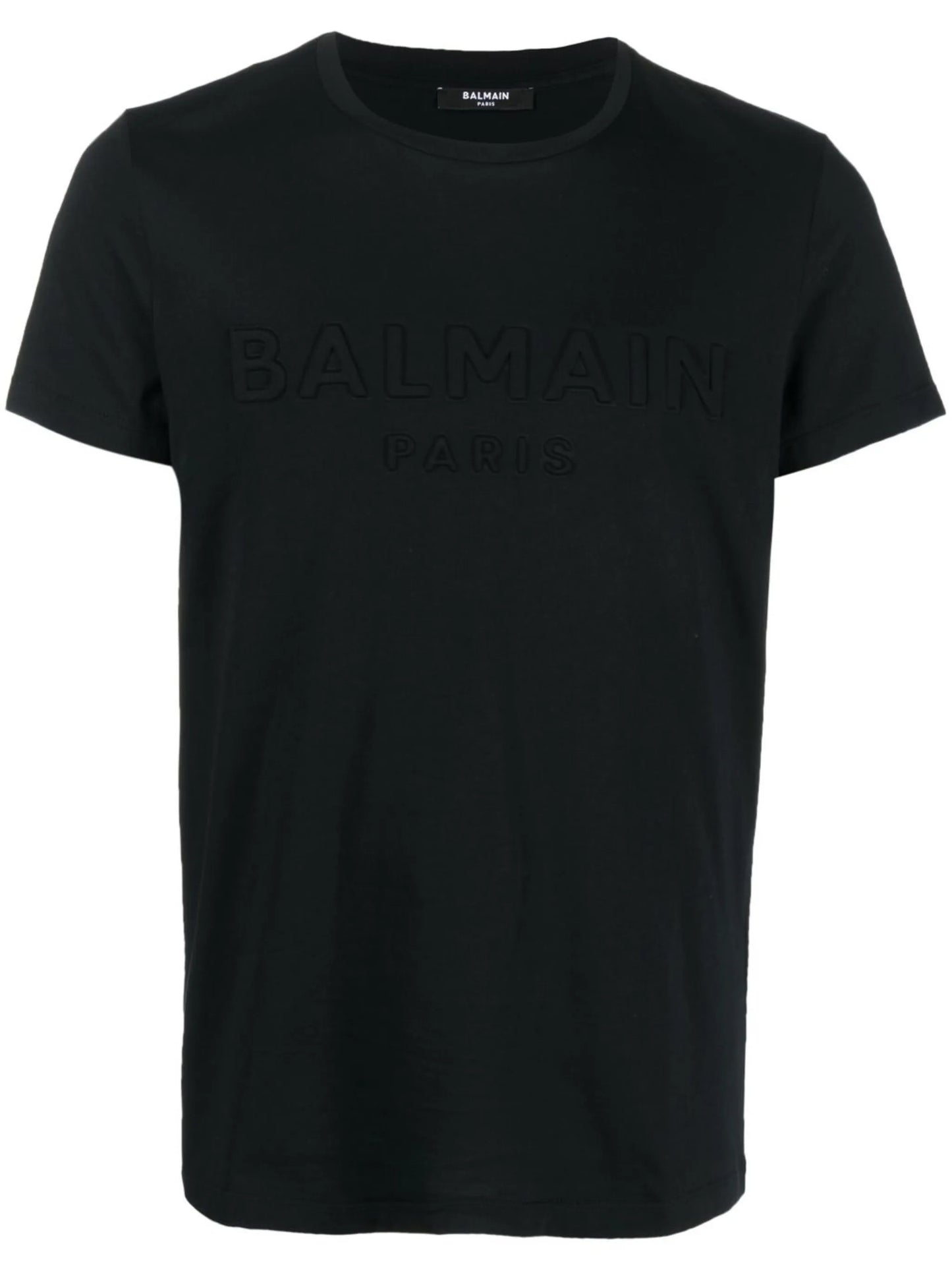 logo-embossed cotton T-shirt
