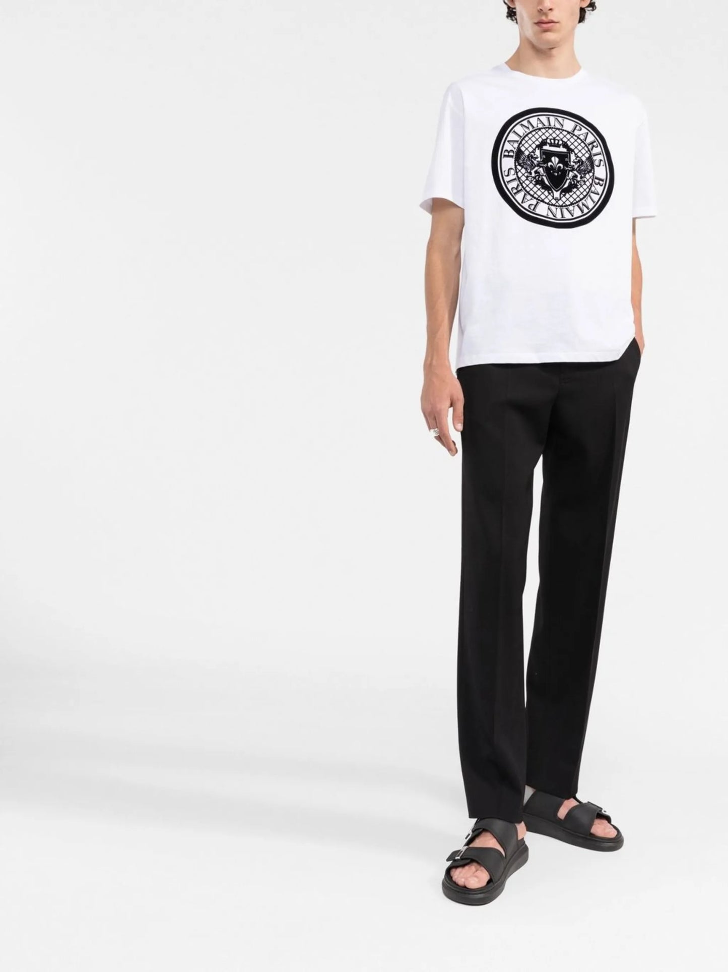 logo-print cotton T-shirt