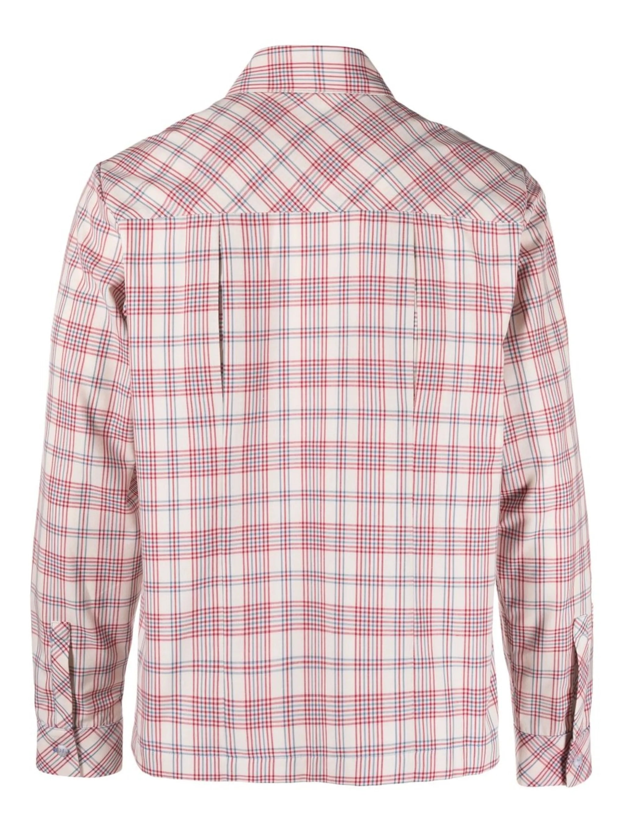 check-print long-sleeve shirt