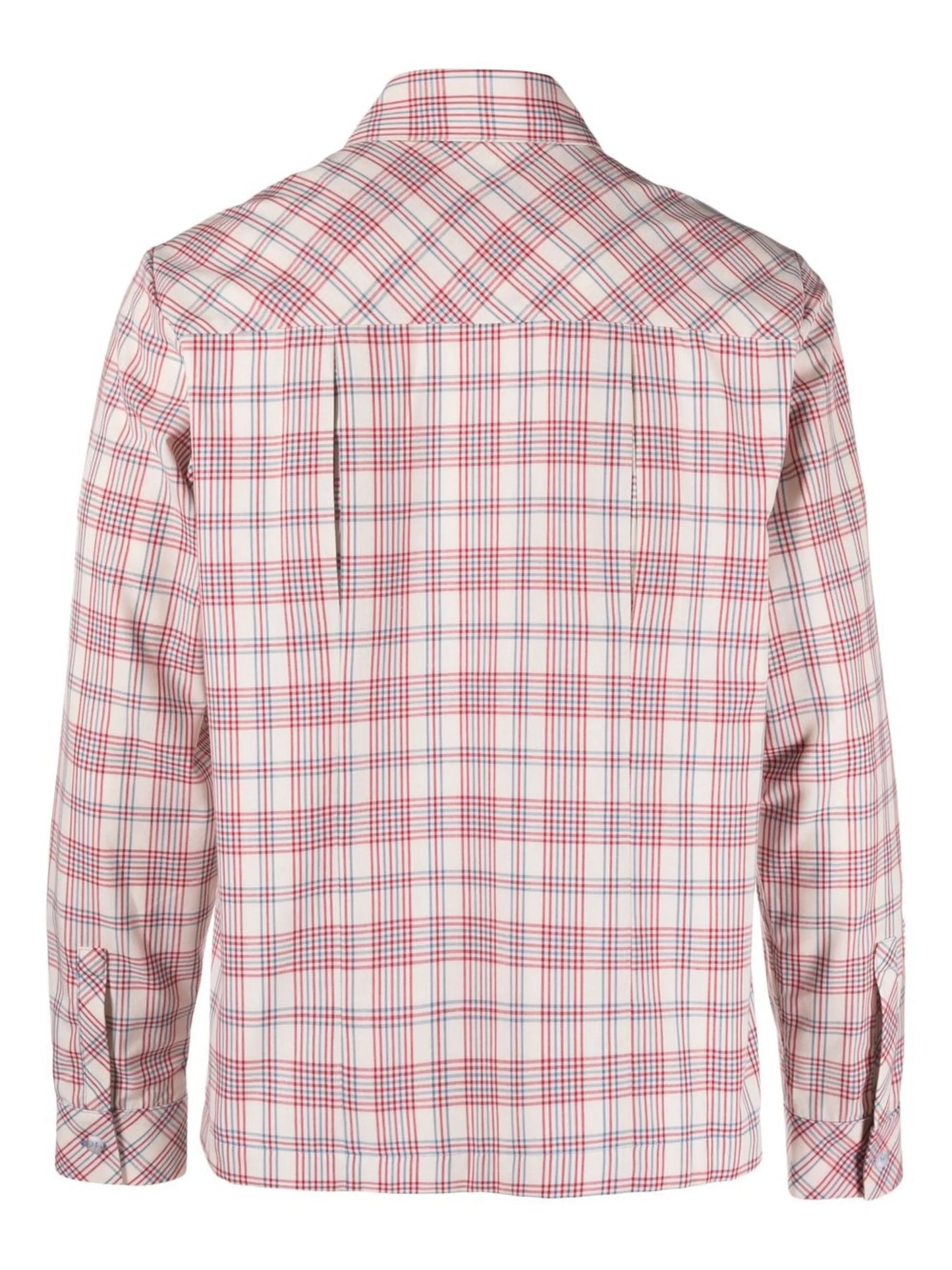 check-print long-sleeve shirt