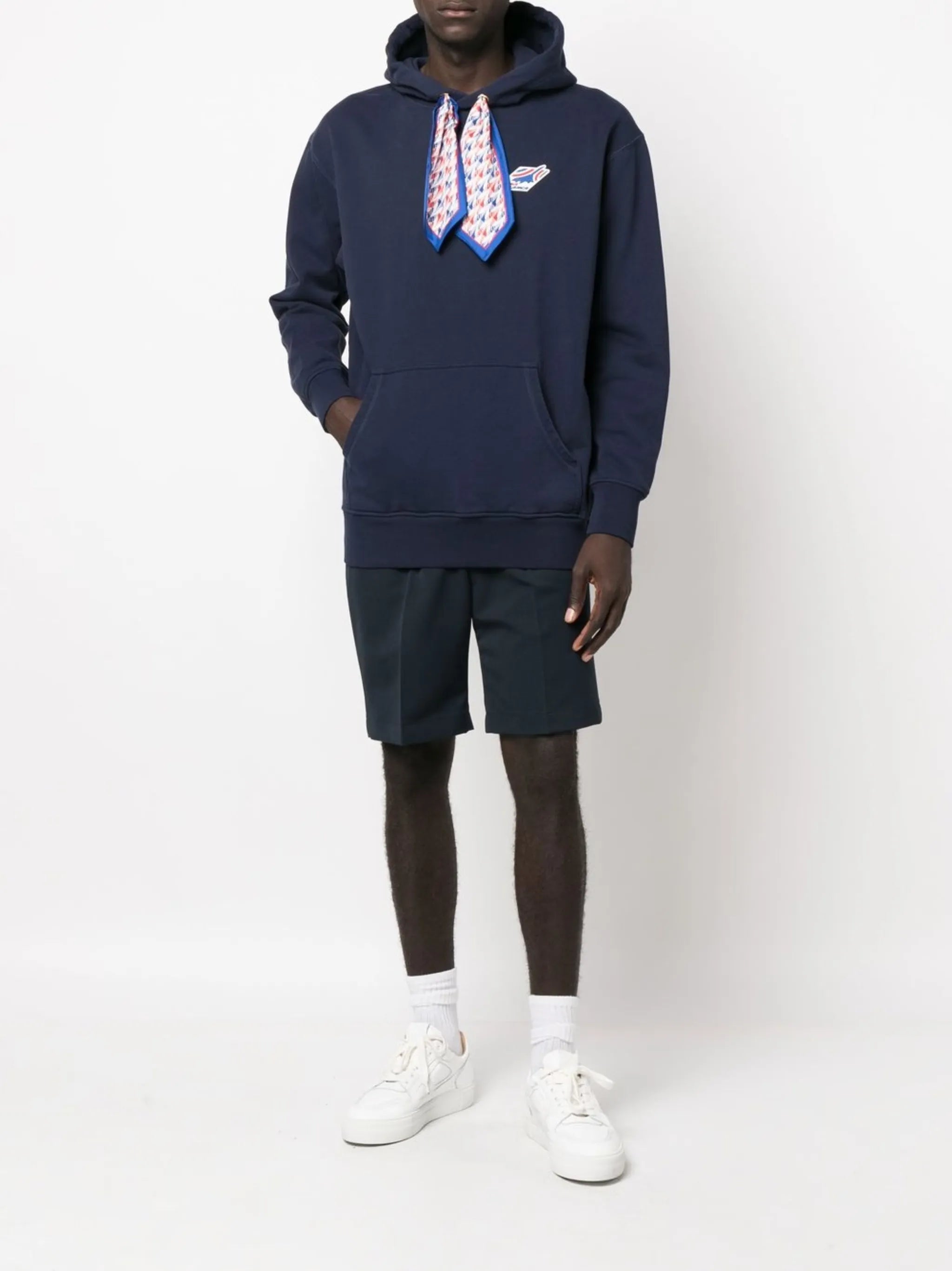 logo-patch hoodie