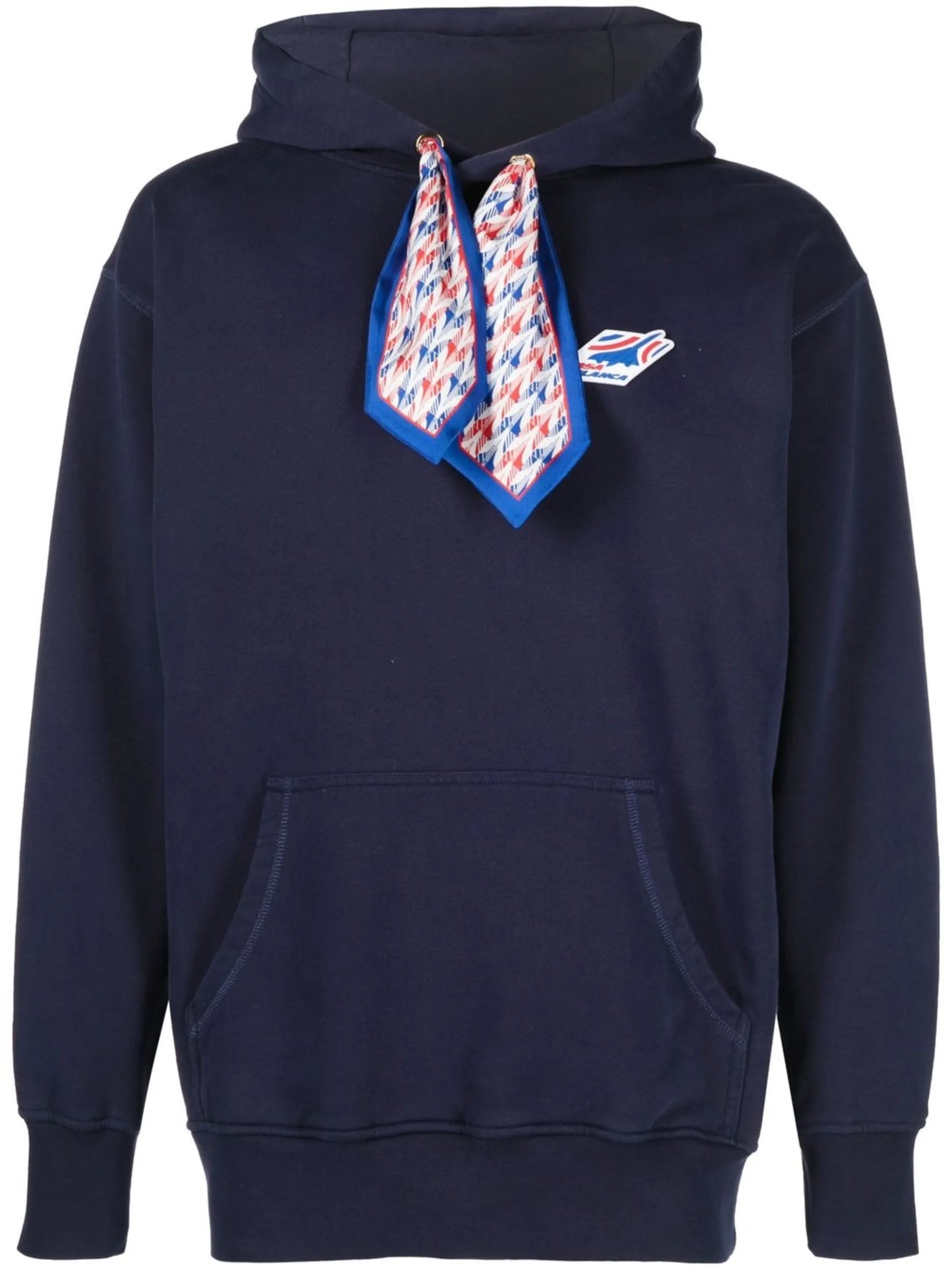 logo-patch hoodie