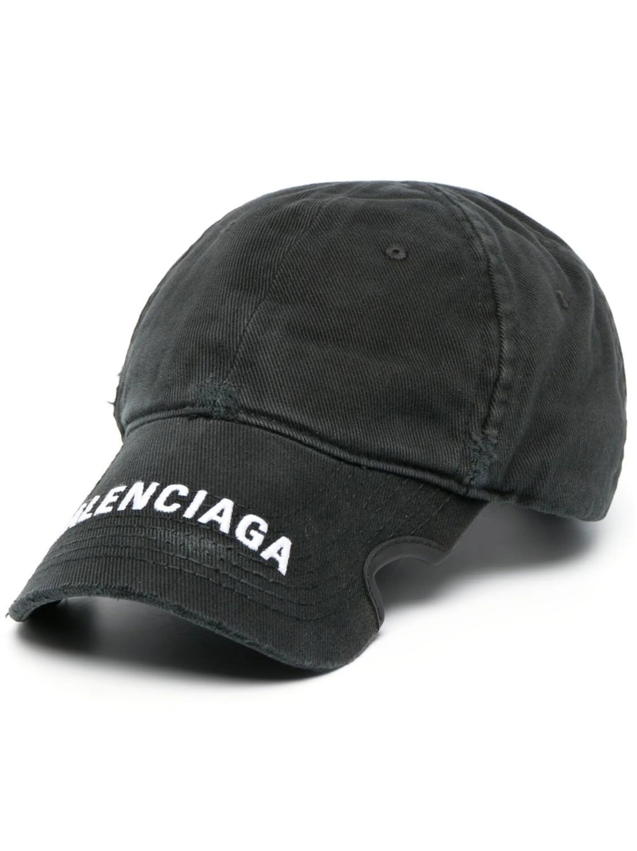 logo-embroidered cotton cap