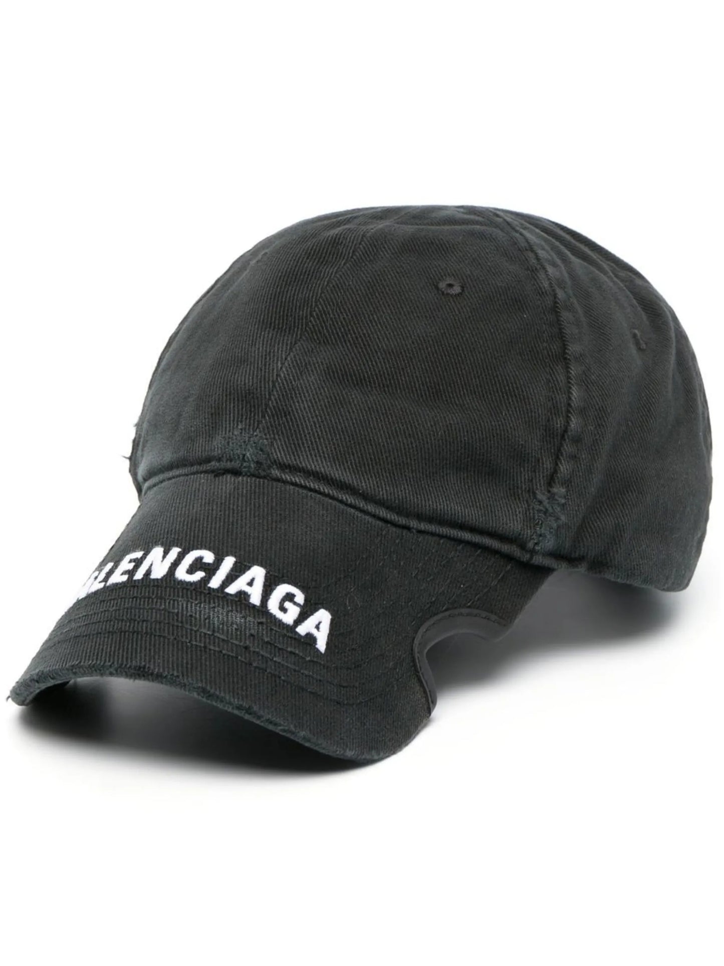 logo-embroidered cotton cap