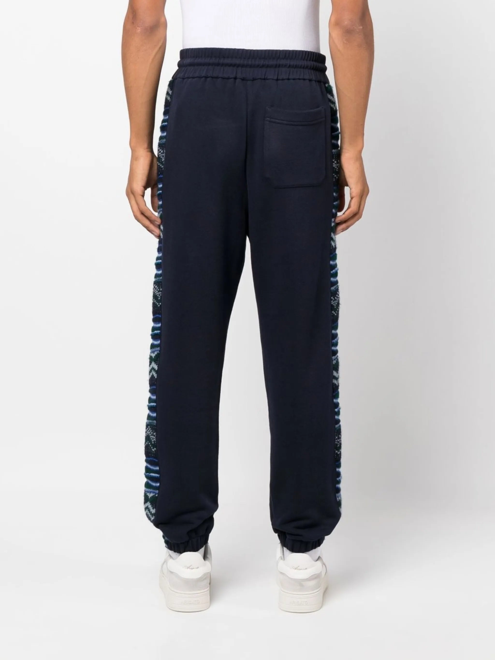 zig-zag stripe track pants