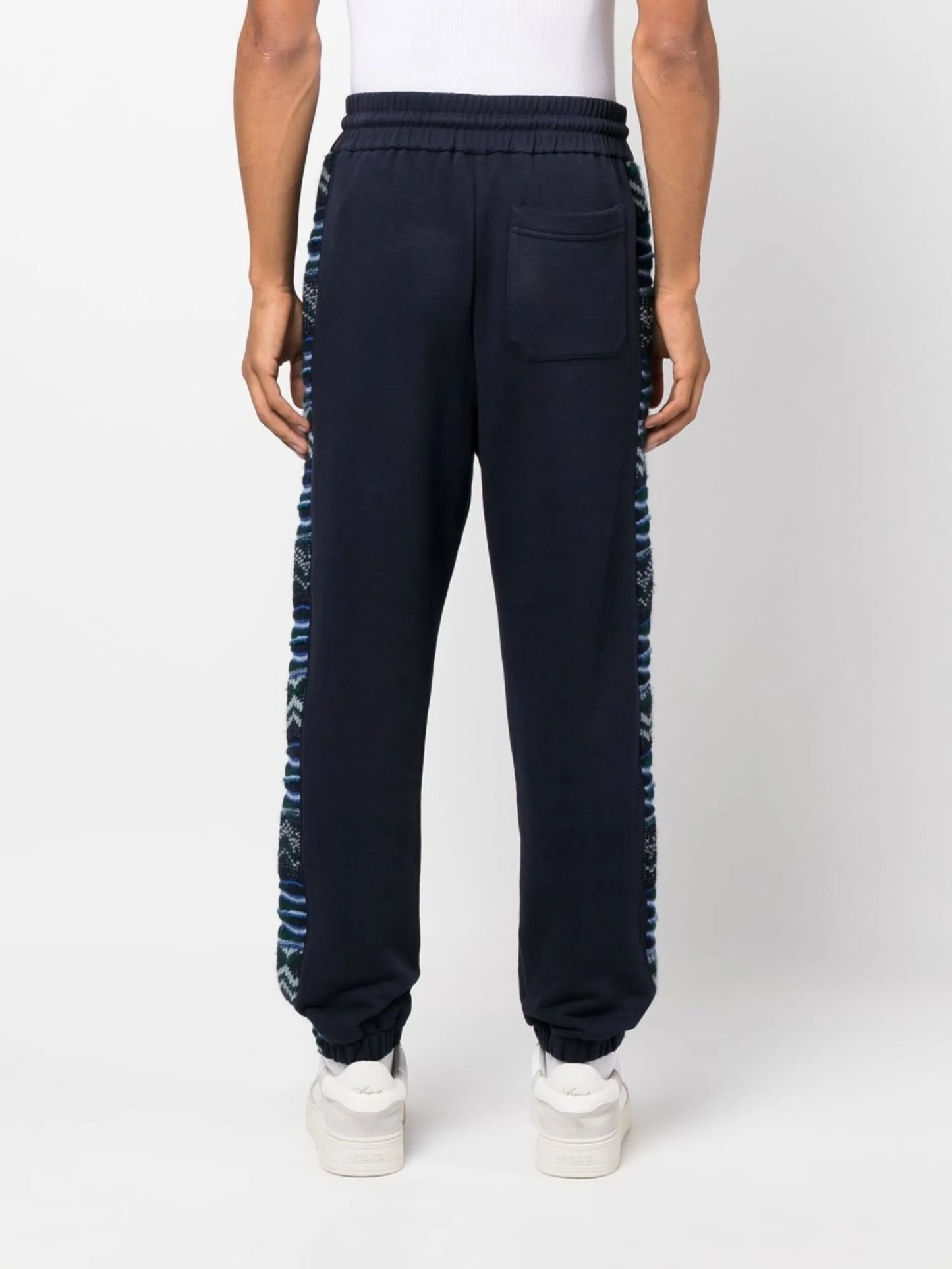 zig-zag stripe track pants