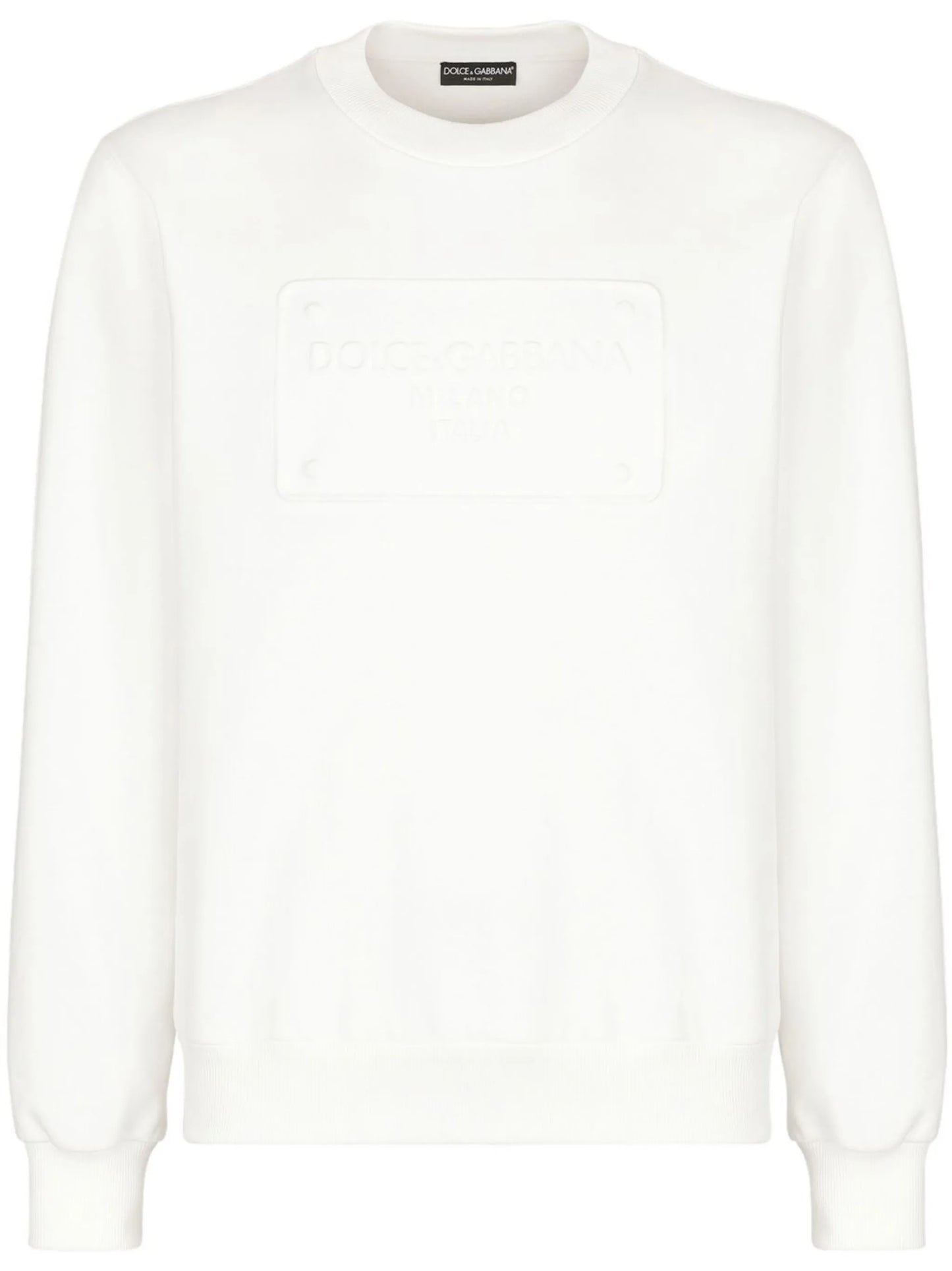 logo-embossed sweatshirt