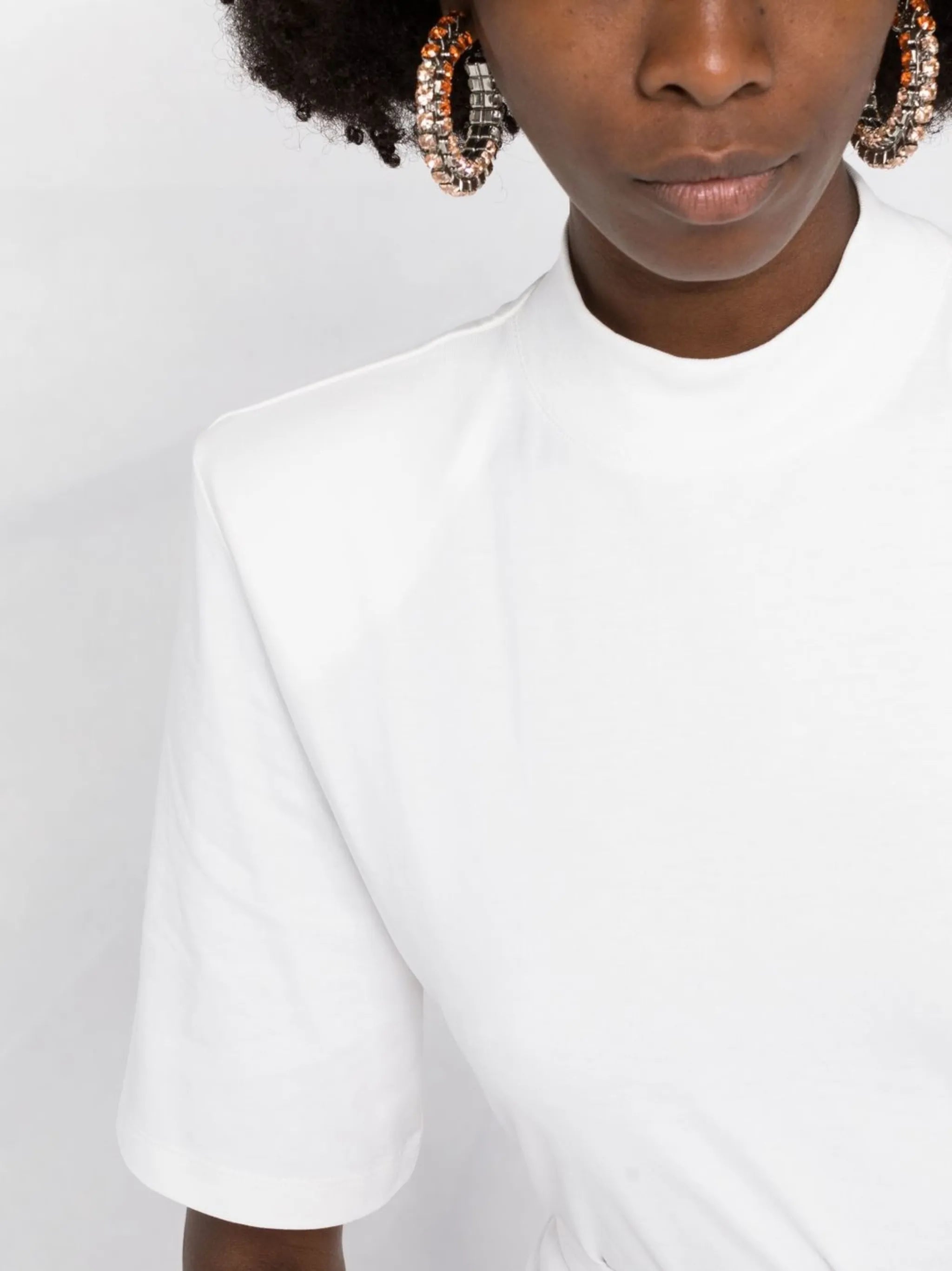 short-sleeve belted shirt