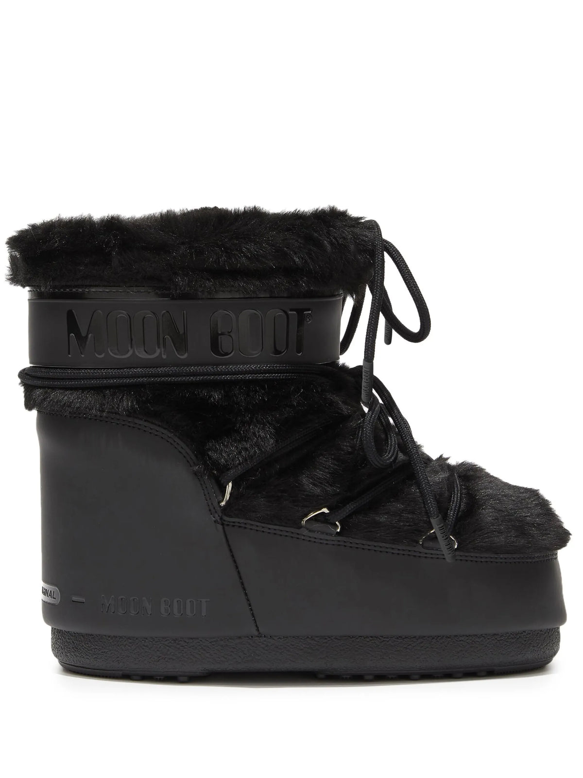 Icon Low faux-fur lace-up boots