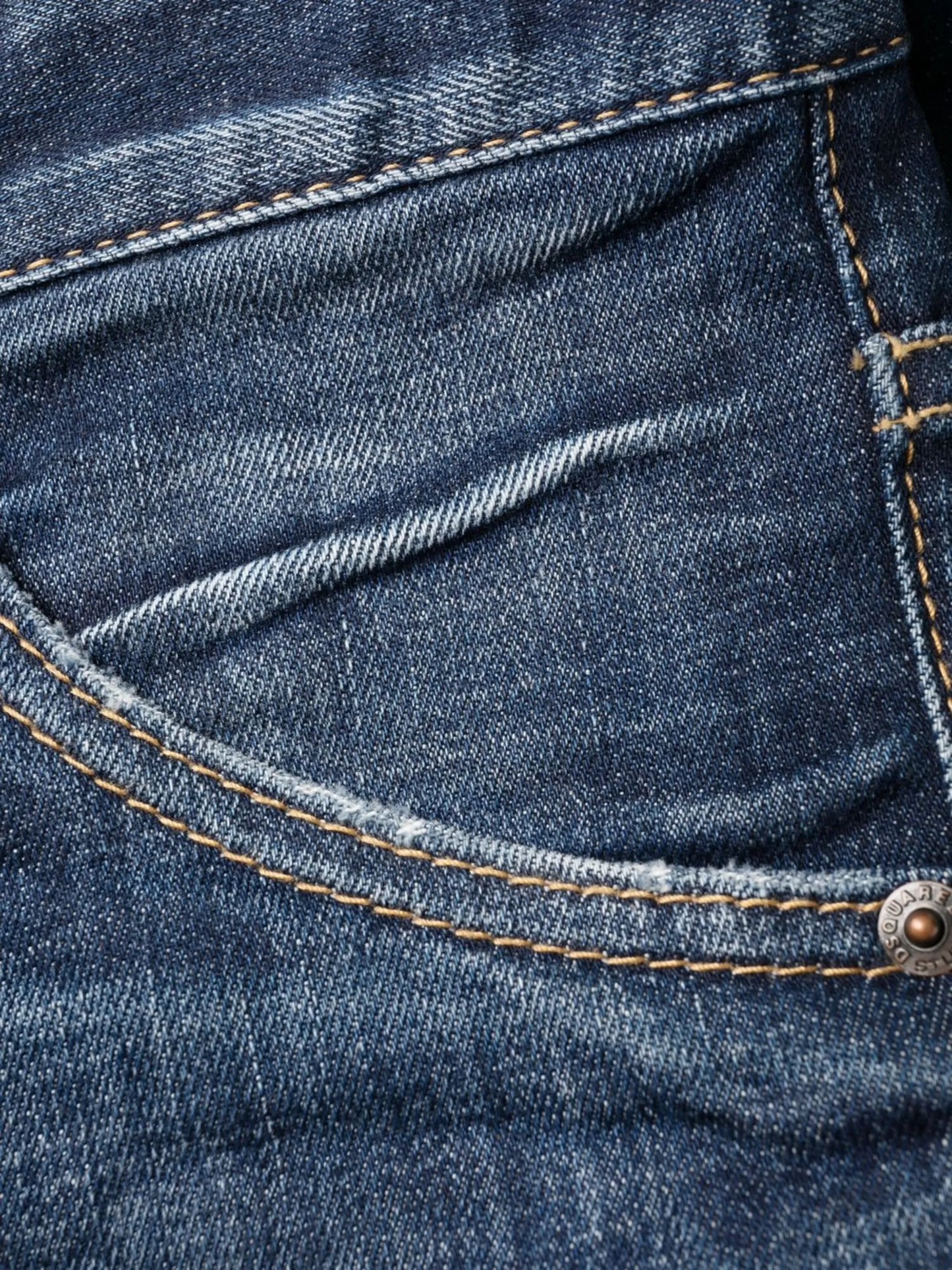 bleached slim-fit jeans