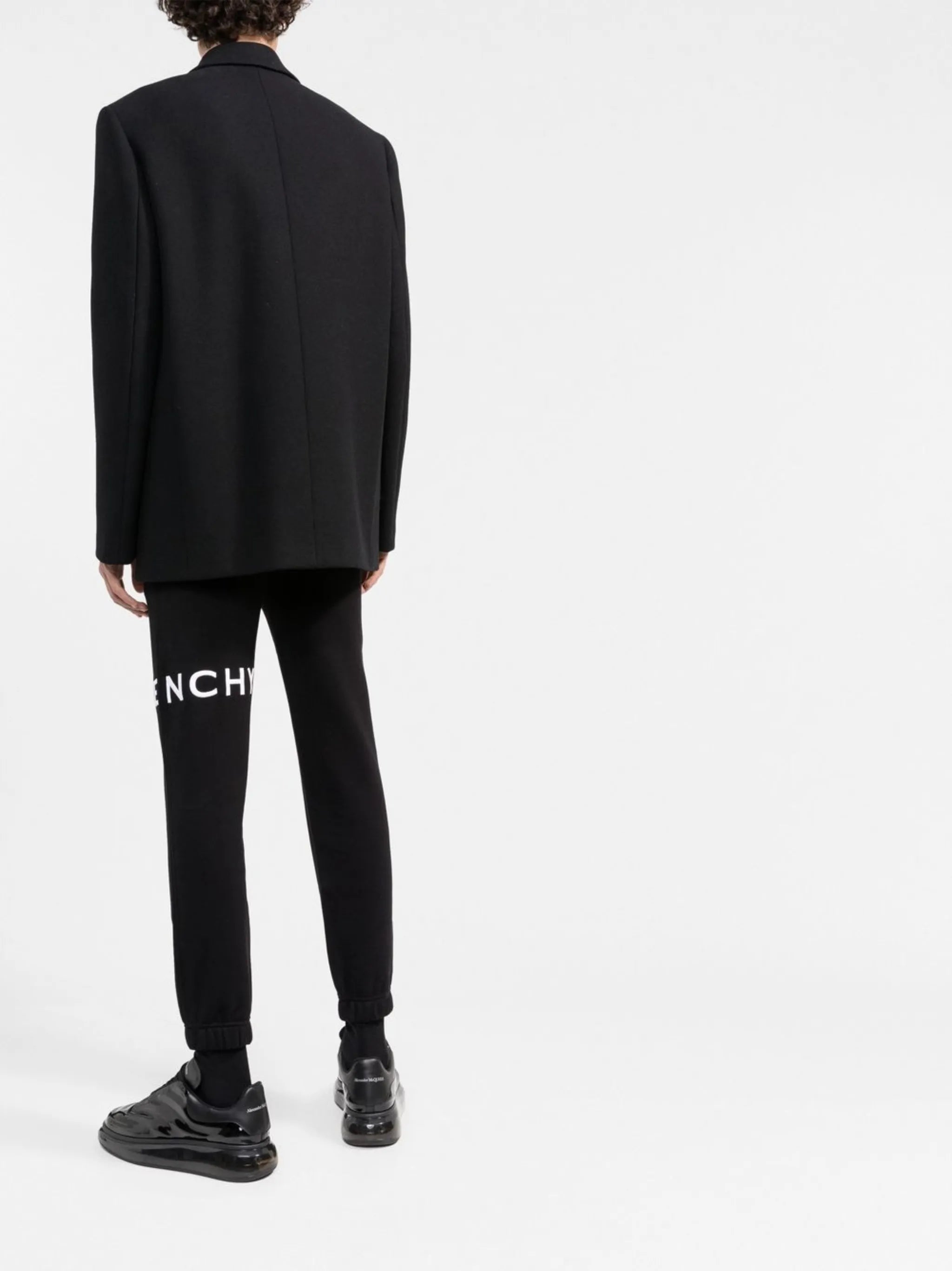 logo-print track pants