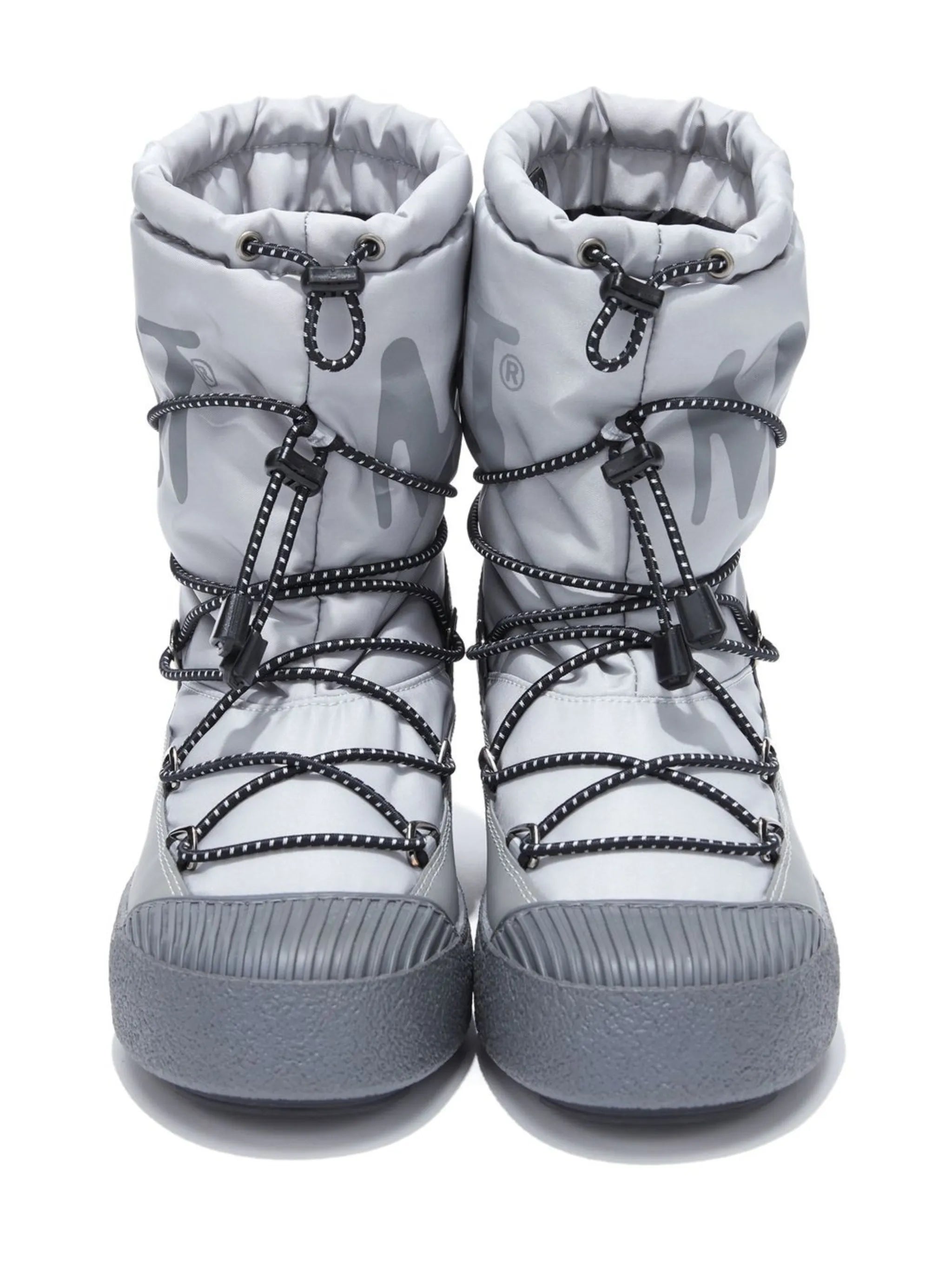 Track logo-print lace-up boots