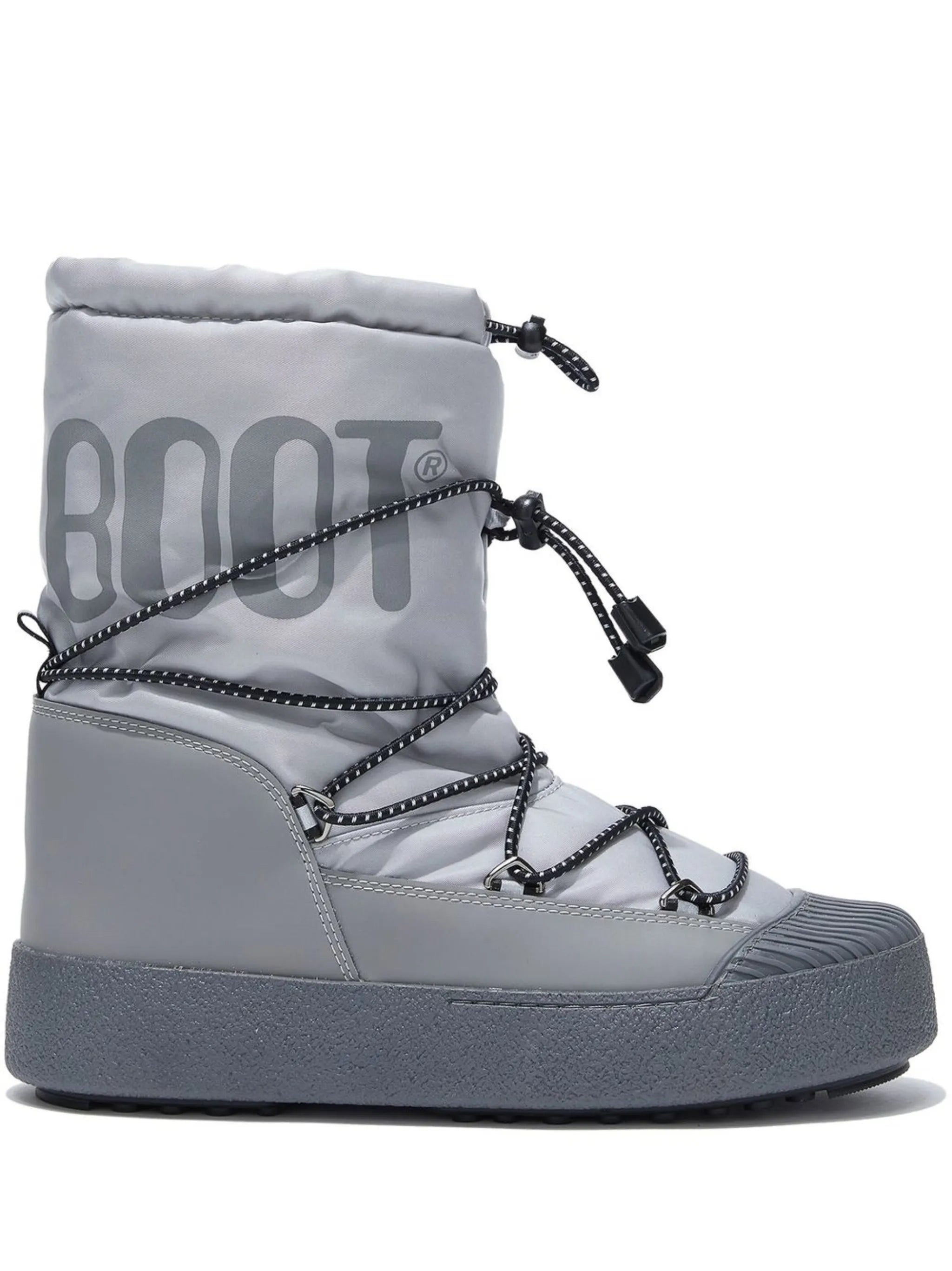 Track logo-print lace-up boots