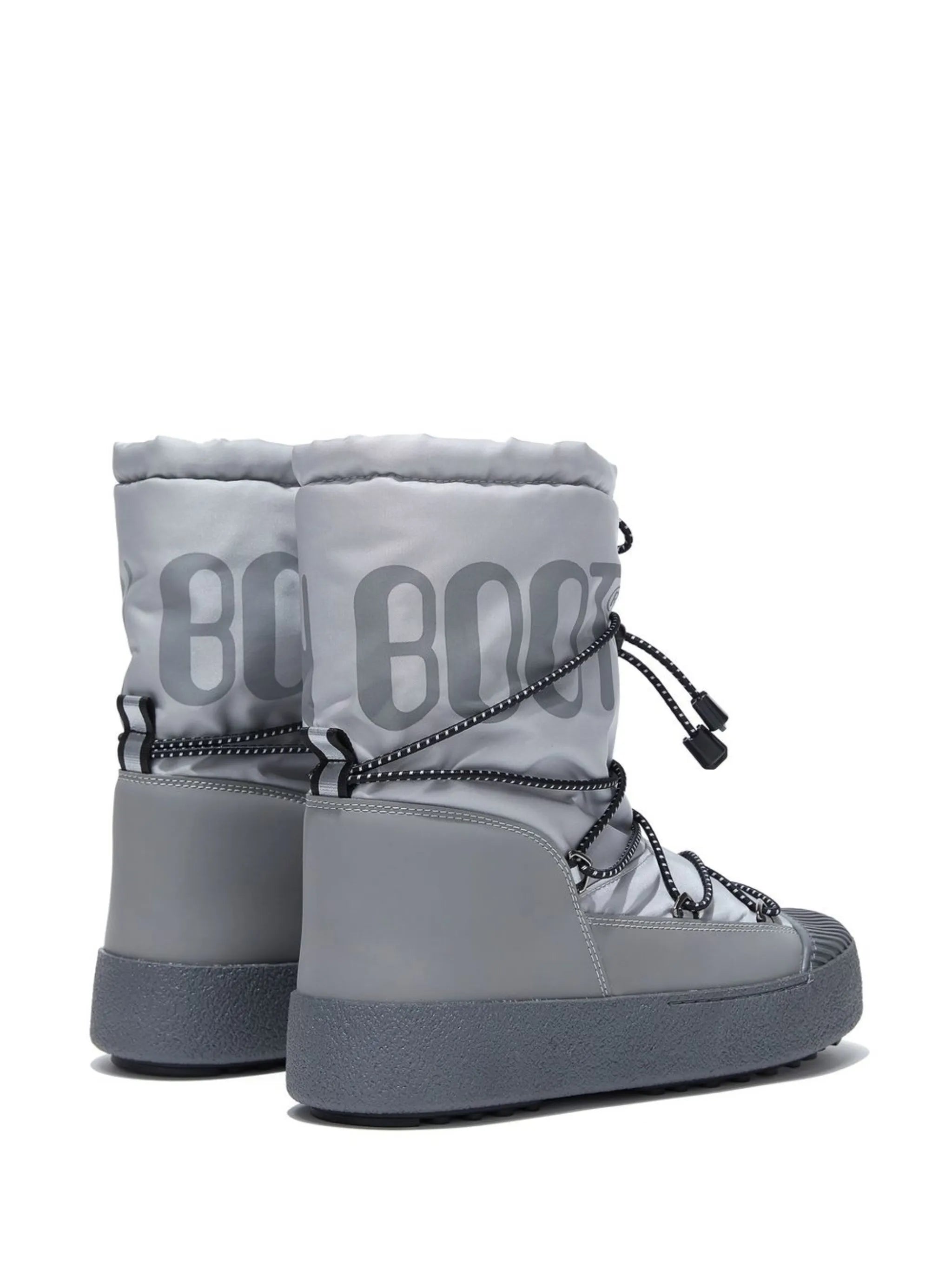Track logo-print lace-up boots