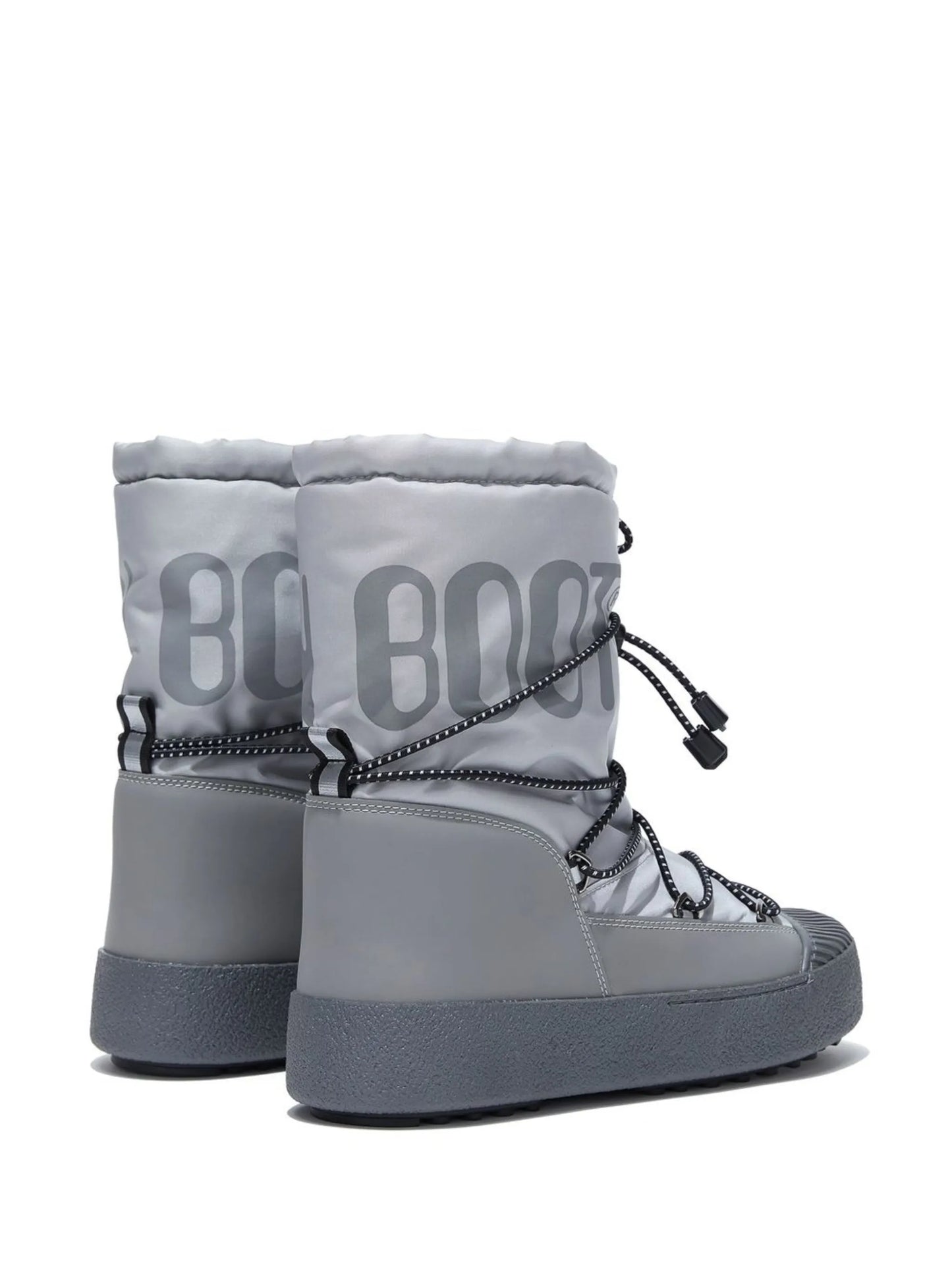 Track logo-print lace-up boots