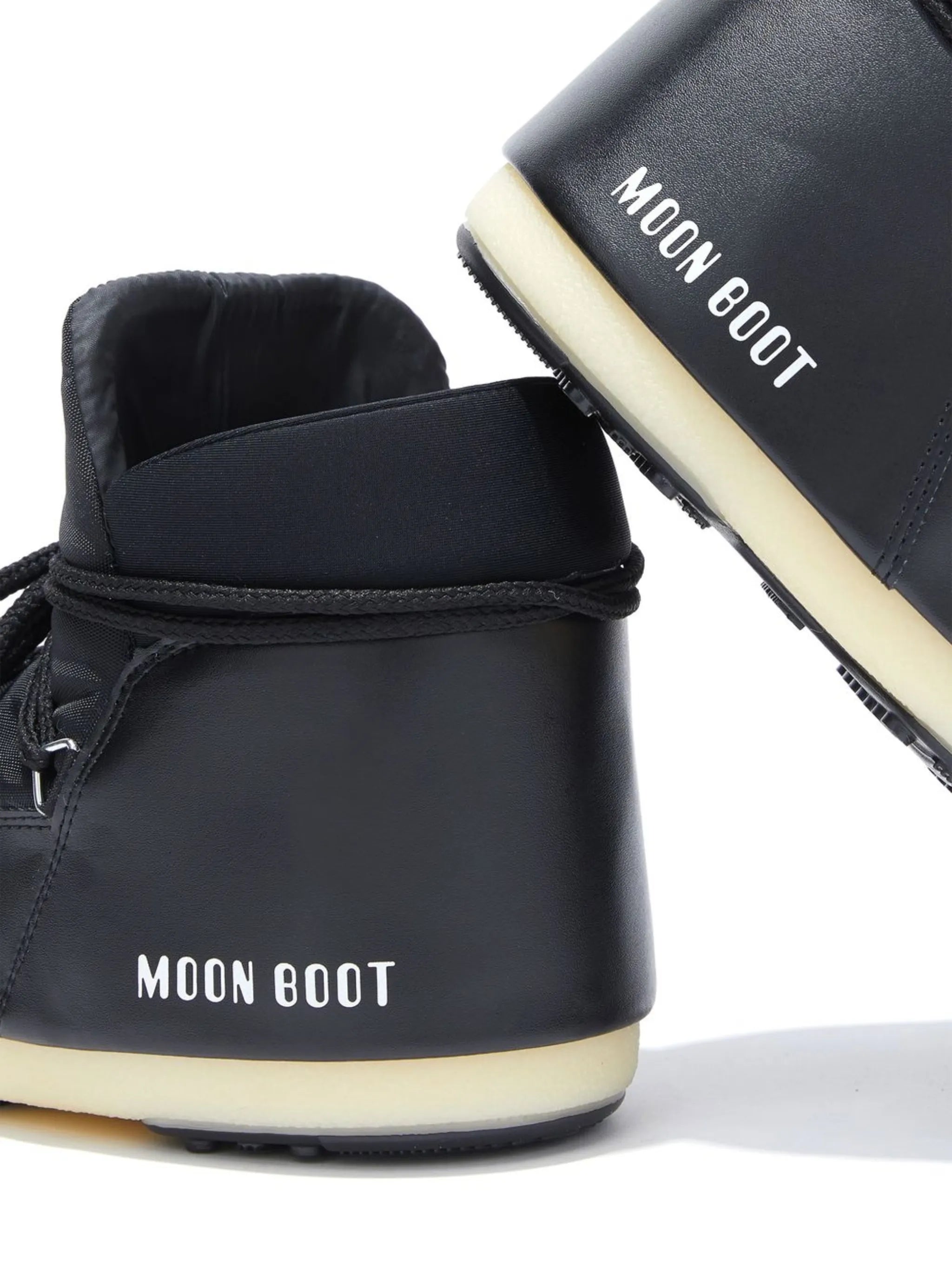 logo-print padded boots
