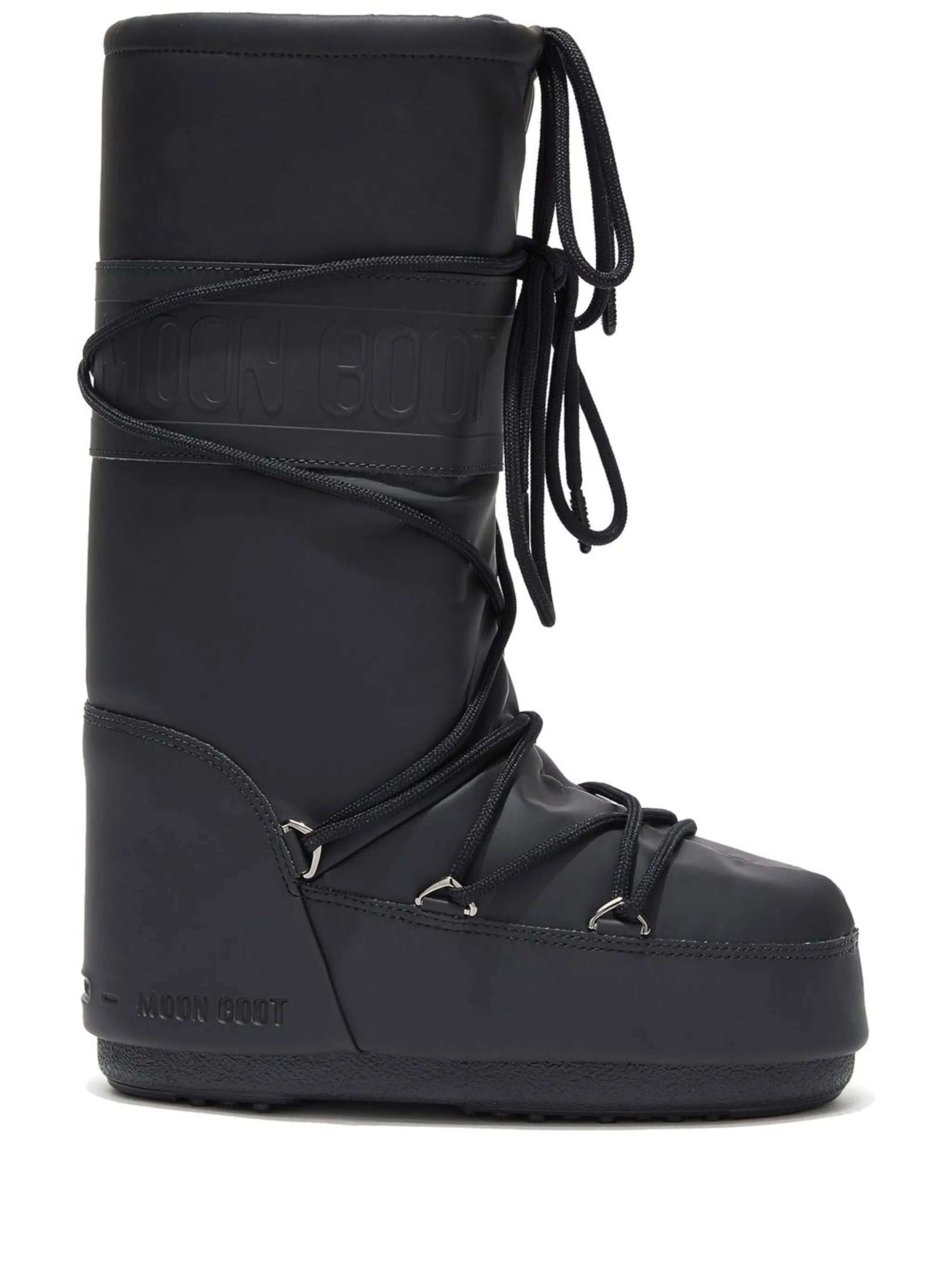 Icon black rubber boots