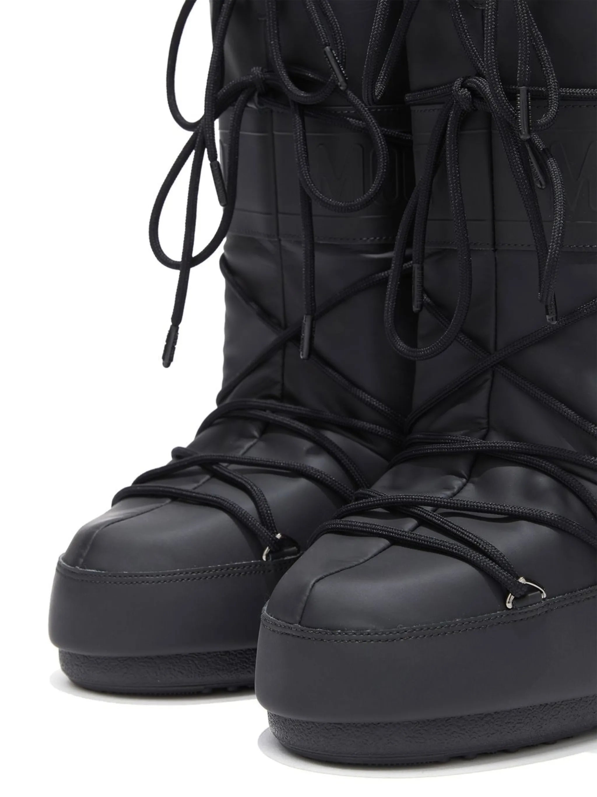 Icon black rubber boots