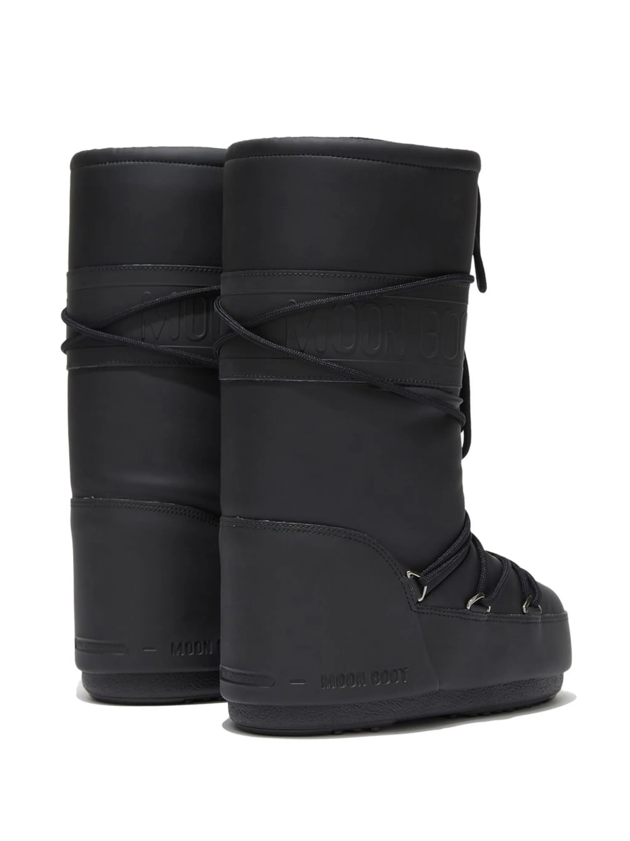 Icon black rubber boots