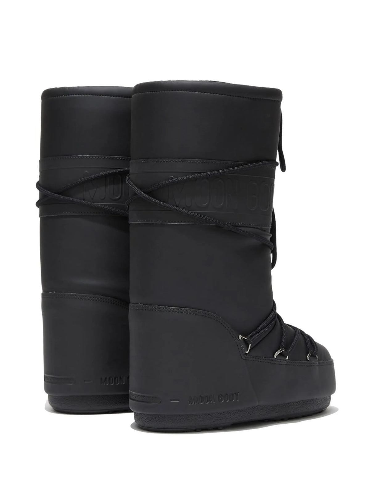 Icon black rubber boots