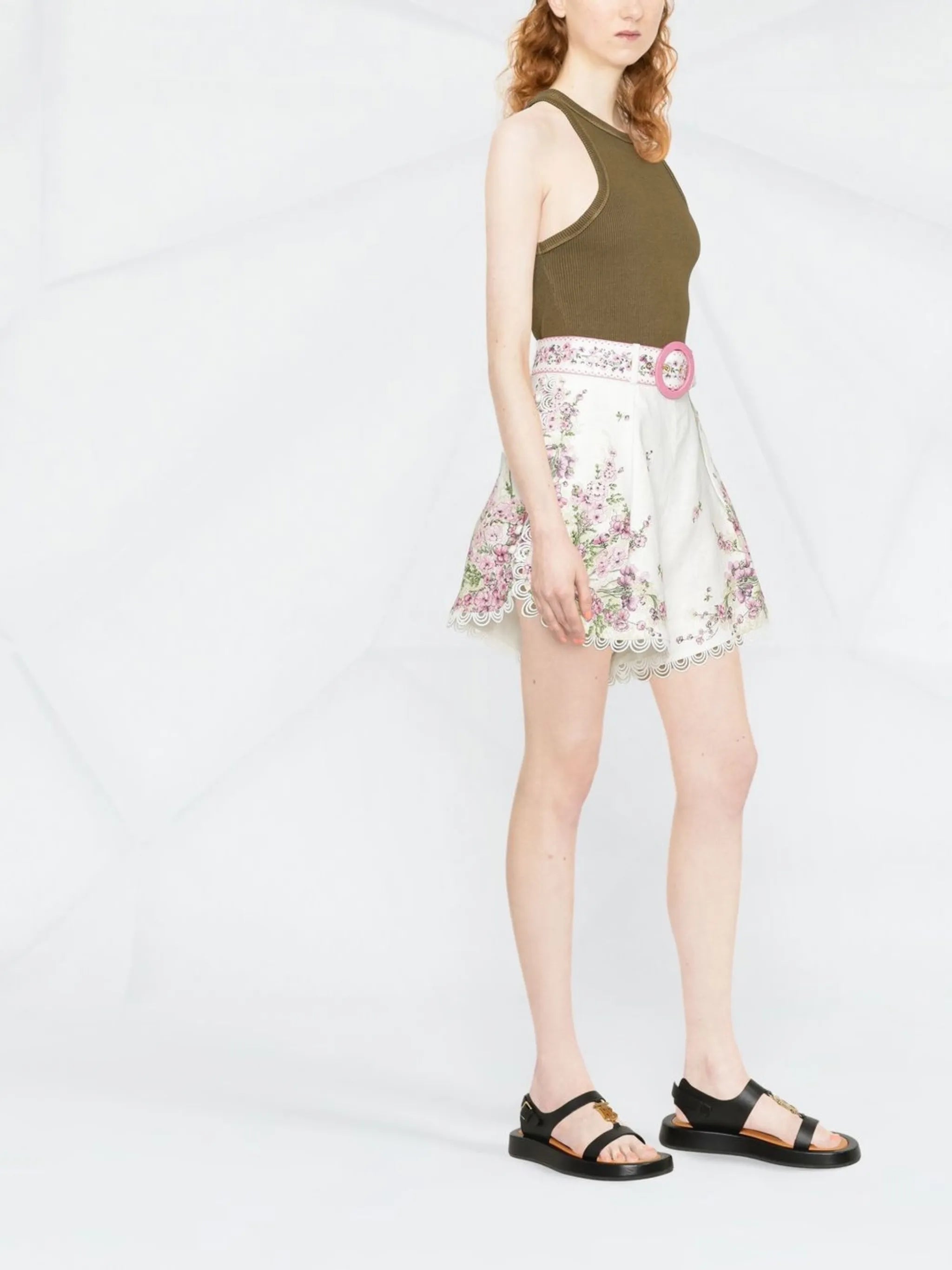 Jude floral-print shorts