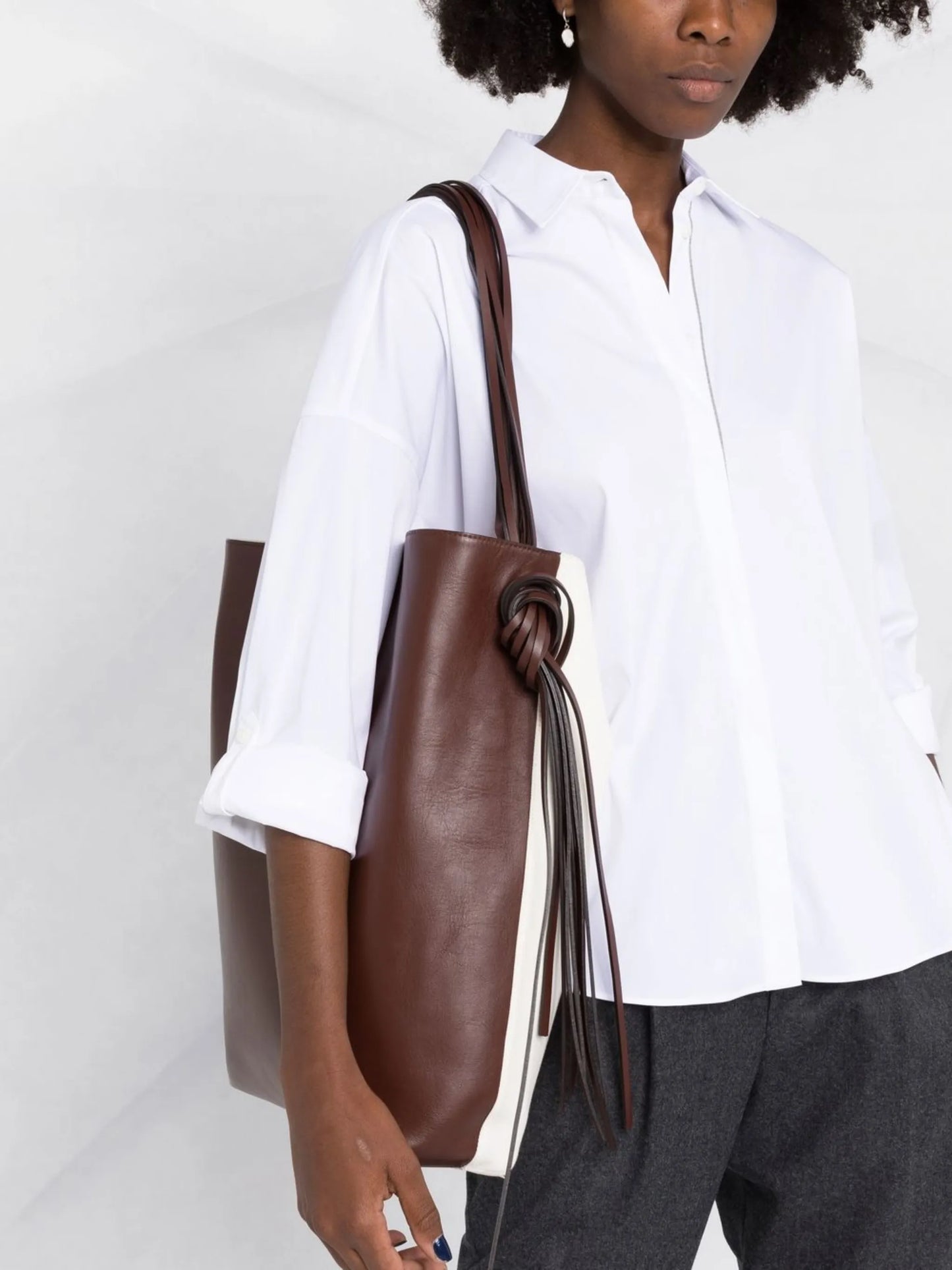 concealed-front fastening shirt