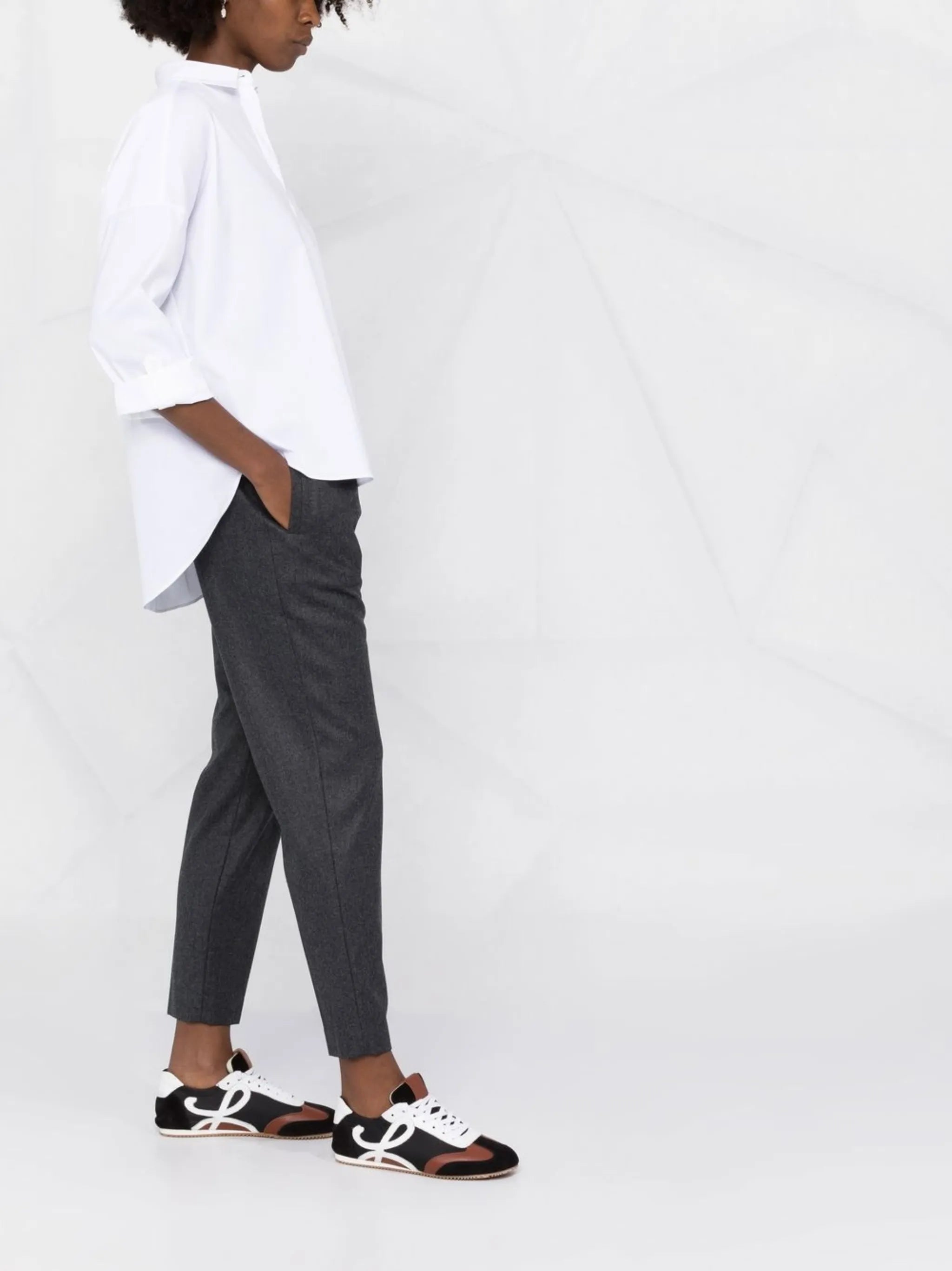 concealed-front fastening shirt